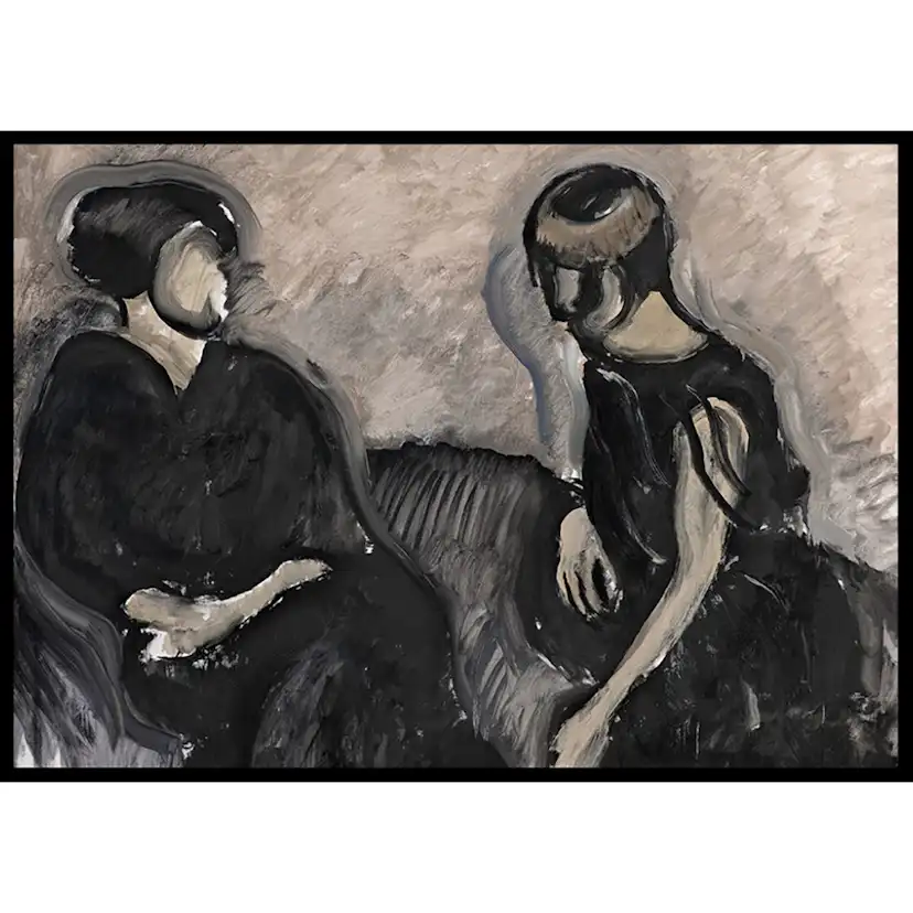 Poster Gallerix To Damer By Harald Giersing