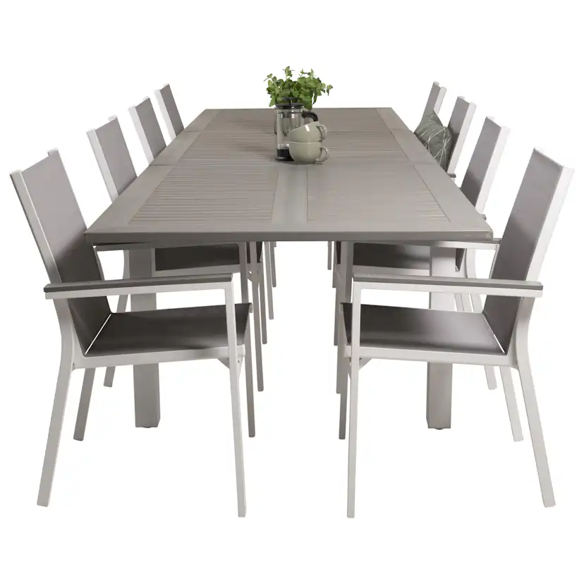 Matgrupp Venture Home Aleyna 224/324 med 8 Pincy Stolar