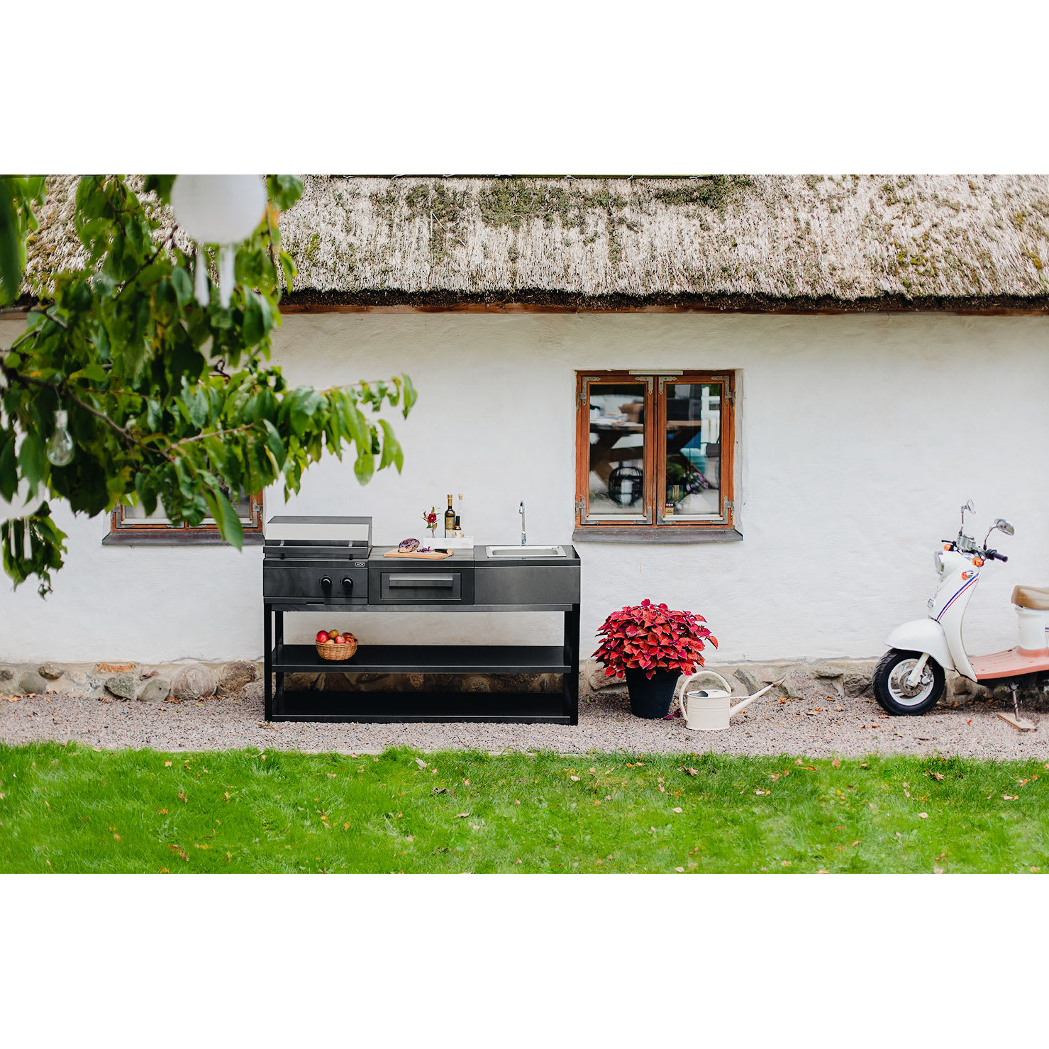 Myoutdoorkitchen - Nordic Line Black - 201SS - Storage modul Svart