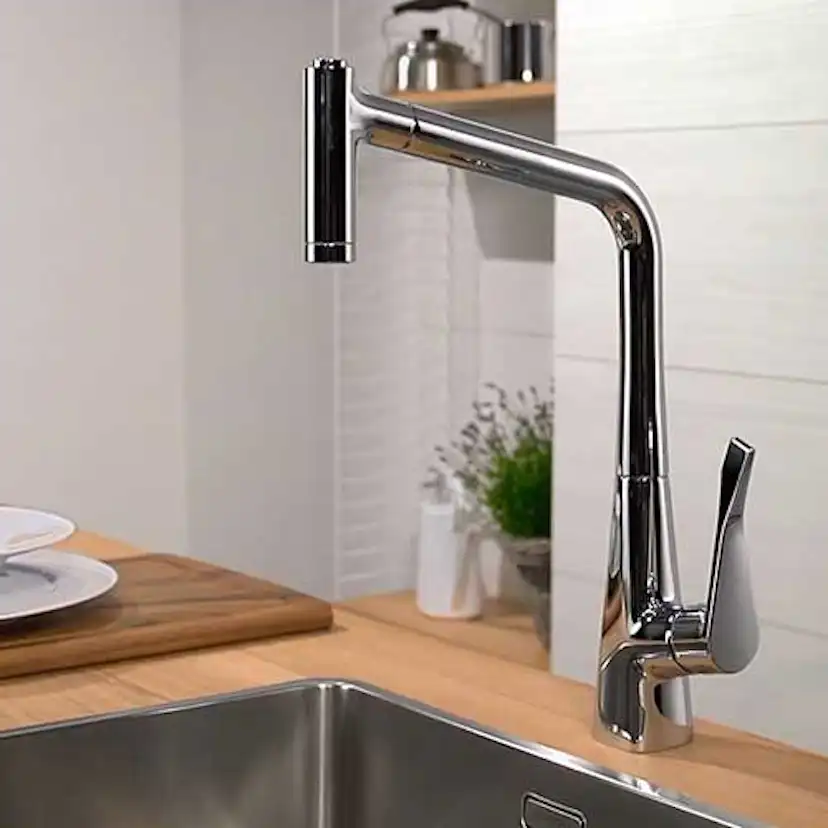 Köksblandare Hansgrohe Metris Select 320 med Utdragbar Pip Krom