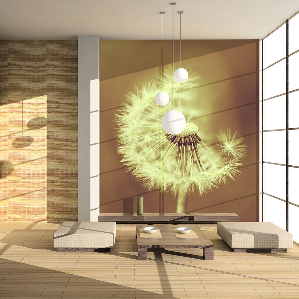 Fototapet Arkiio Maskros Sepia LFTNT1297