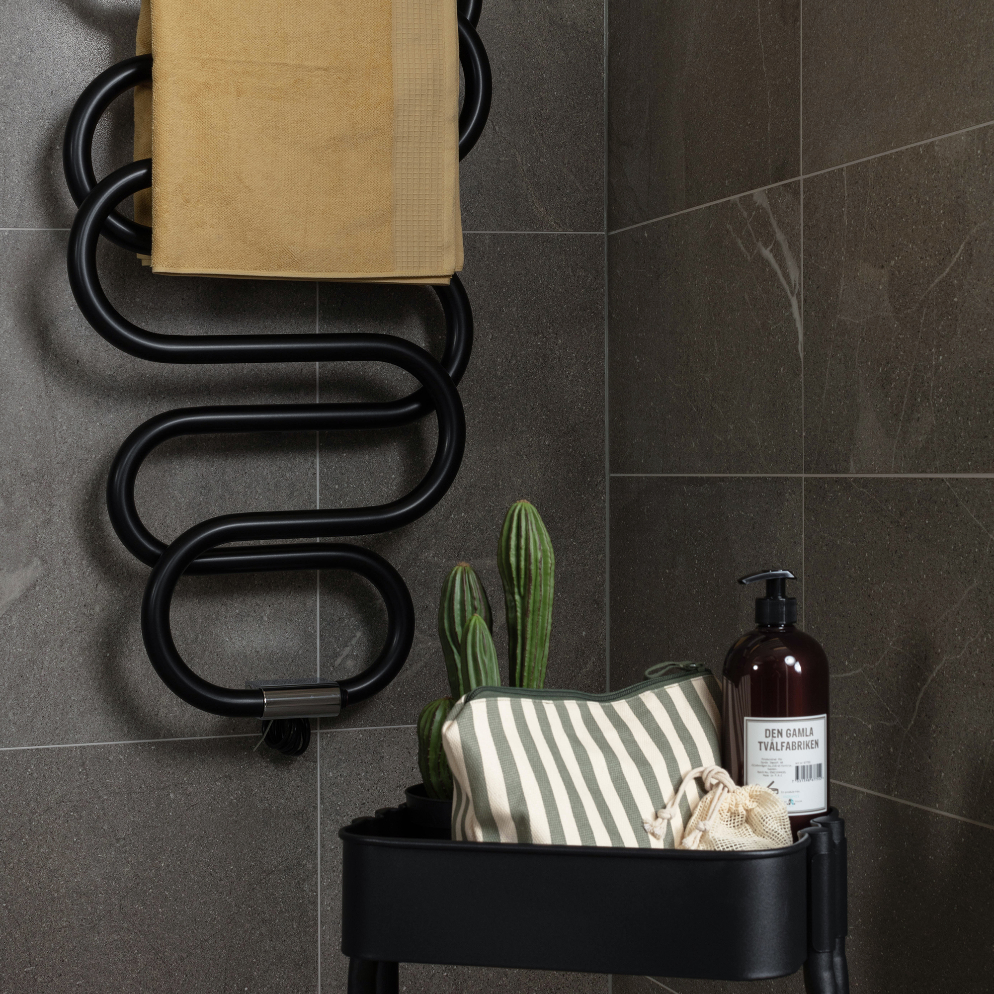 Klinker Coem Ceramiche Mea Lapis Grigio Grå Scuro 60x60 cm