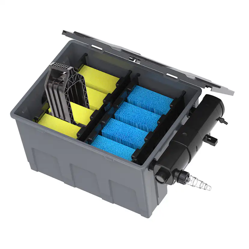 Gravitationsfilter Heissner Set 24 000 med Pump