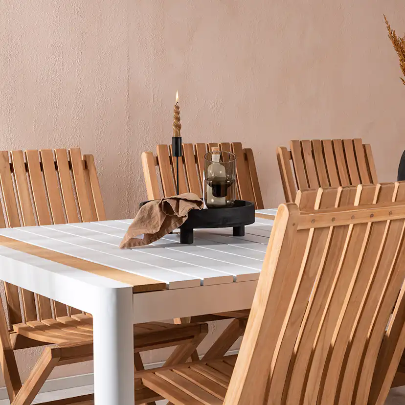 Matgrupp Venture Home Togo 200x100 cm med 6 Ghana Stolar