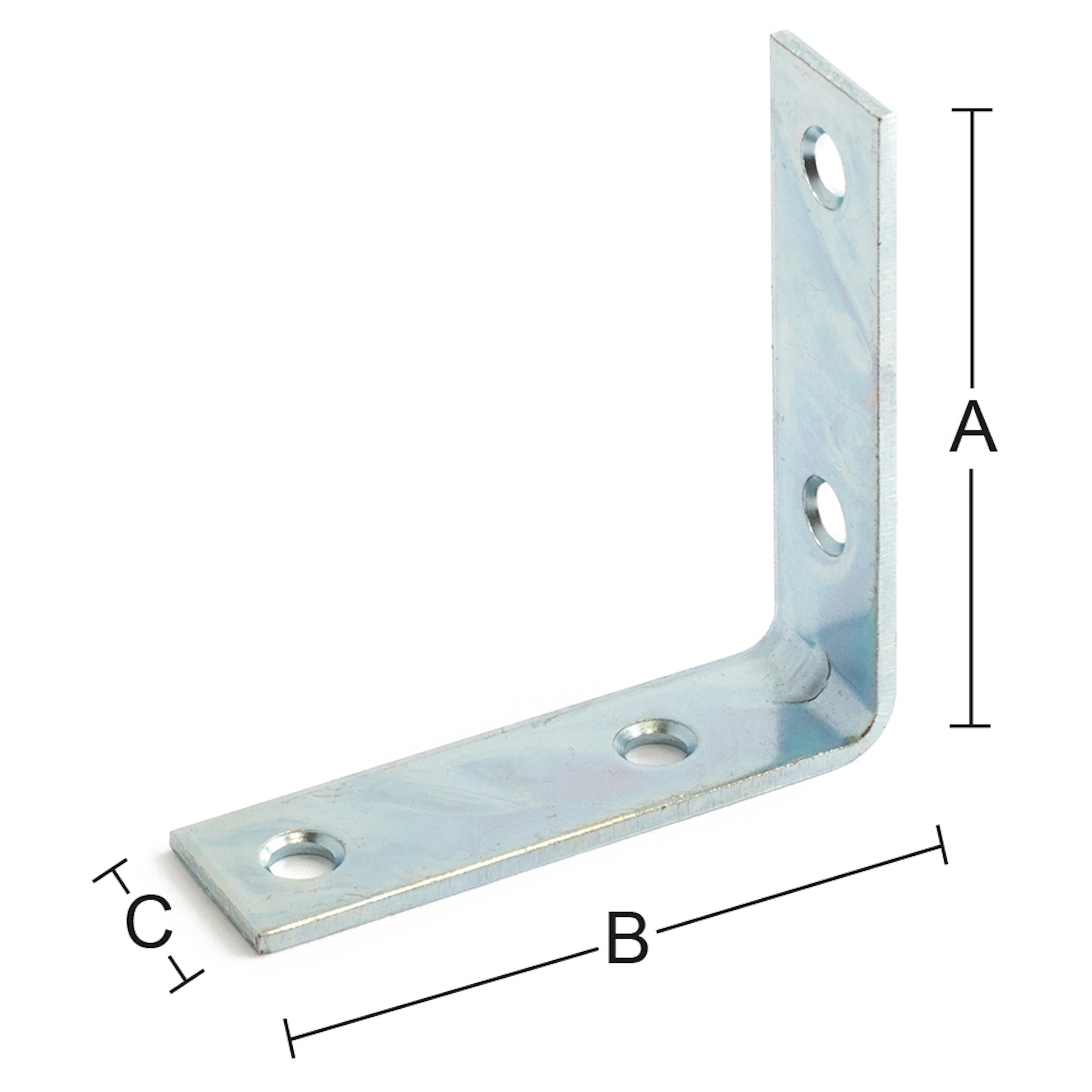Vinkeljärn 6100 AxBxC: 25x25x12 Mm AxBxC: 25x25x12 Mm