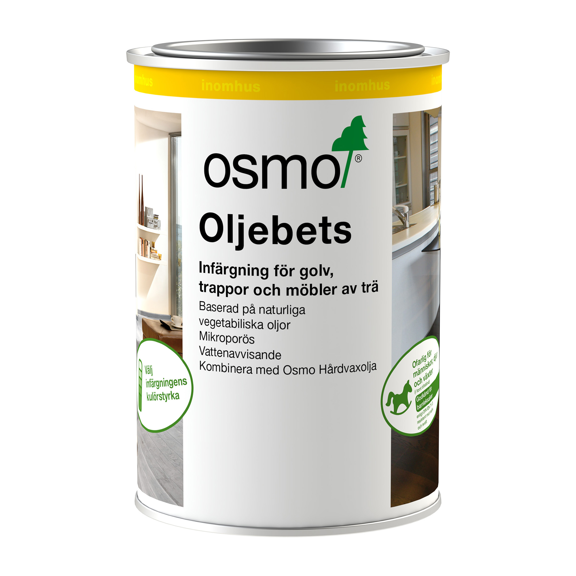 Oljebets Osmo Silvergrå 1,0 liter