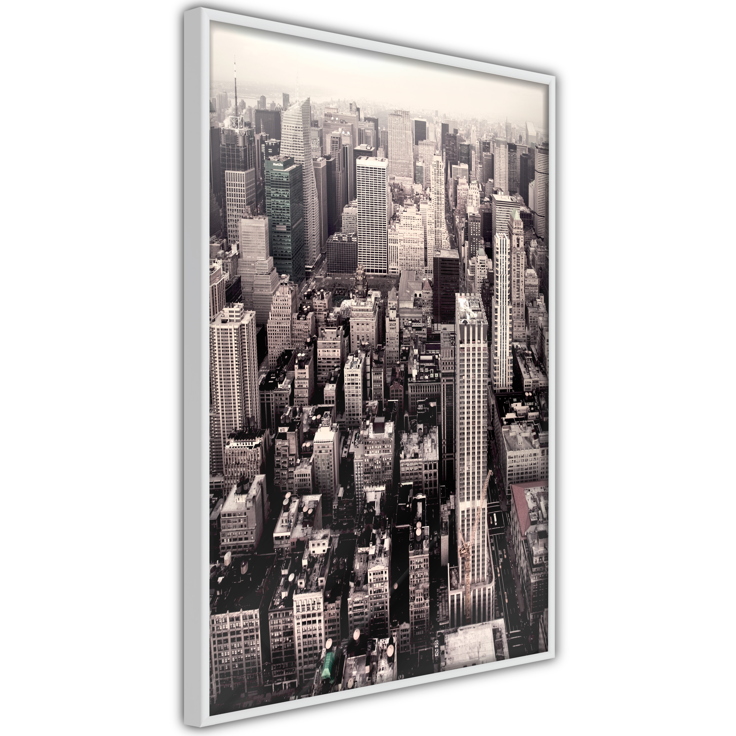 Poster Artgeist Affisch Manhattan In Sepia
