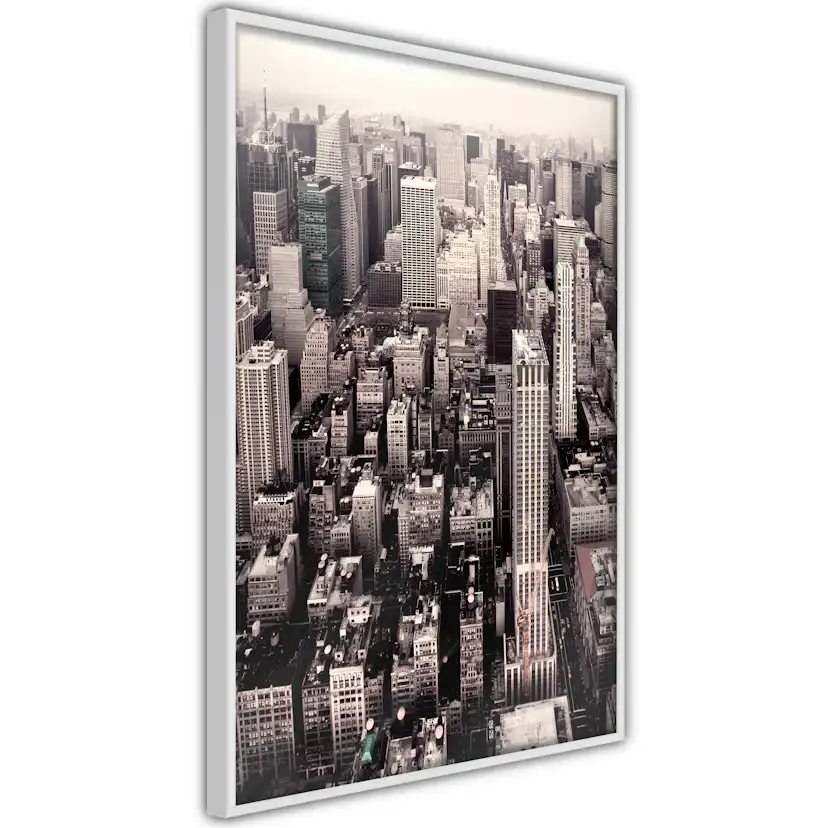 Poster Artgeist Affisch Manhattan In Sepia