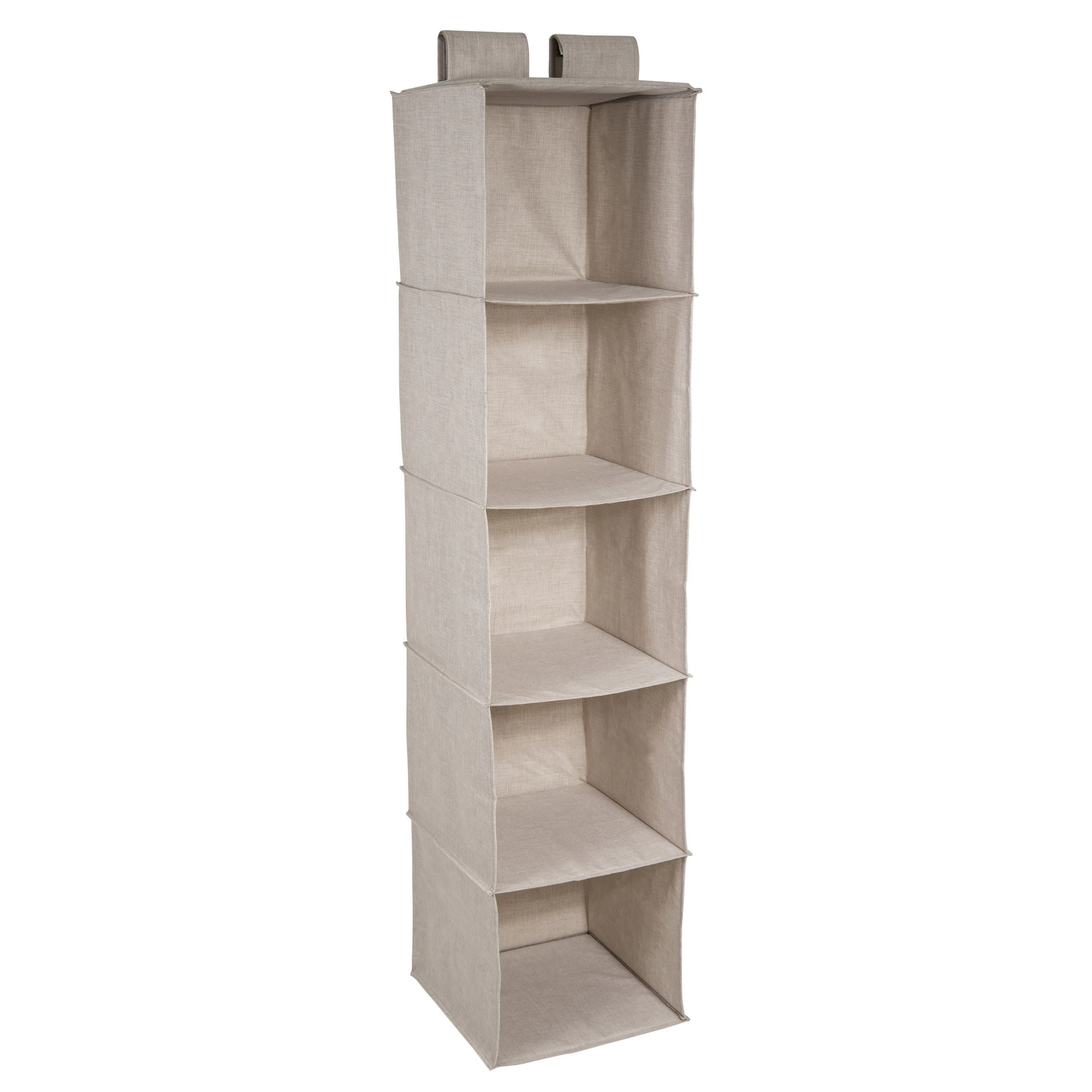 Hanging closet organizer beige Beige