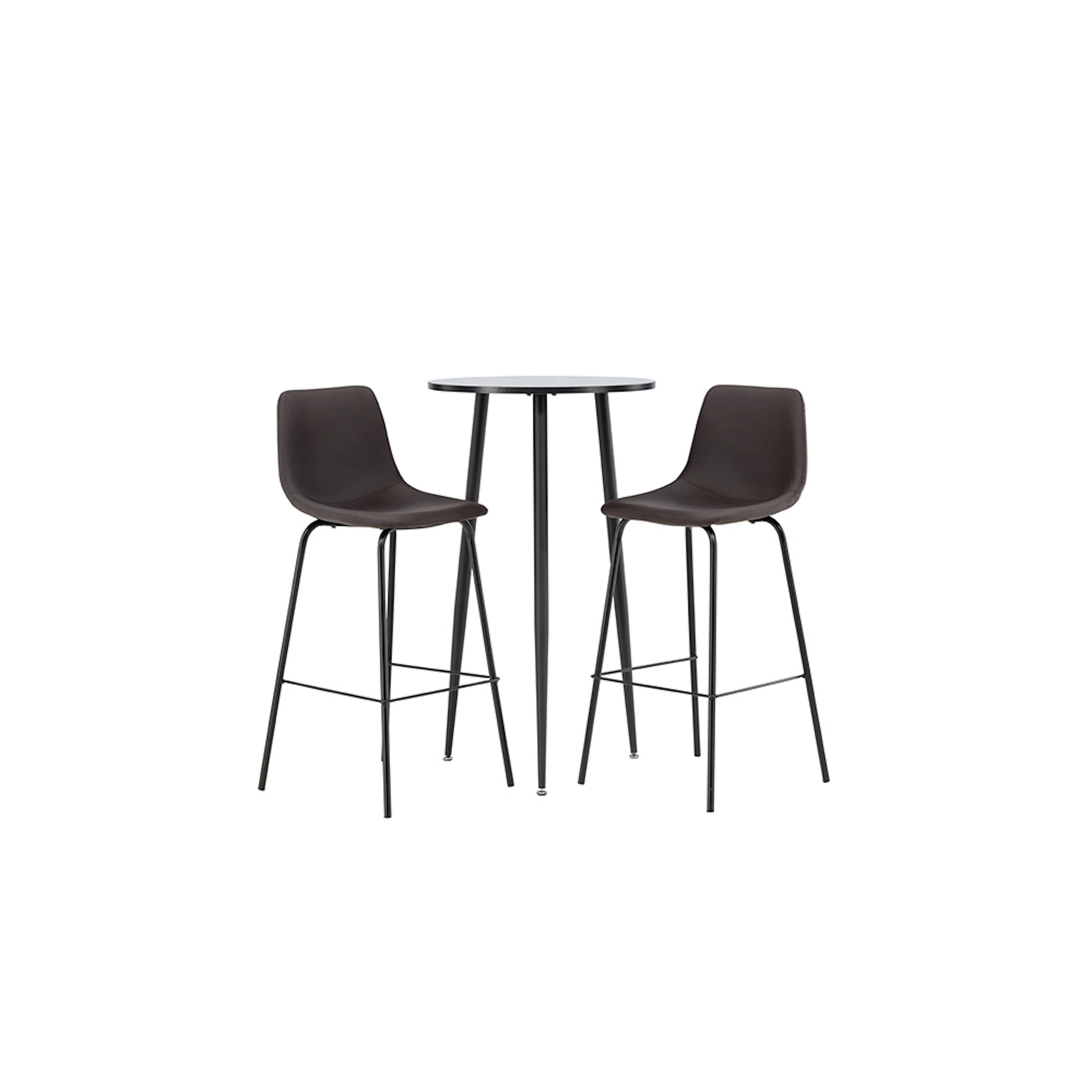 Matgrupp Venture Home Plaza Ø60 cm med 2 st Alexi stolar