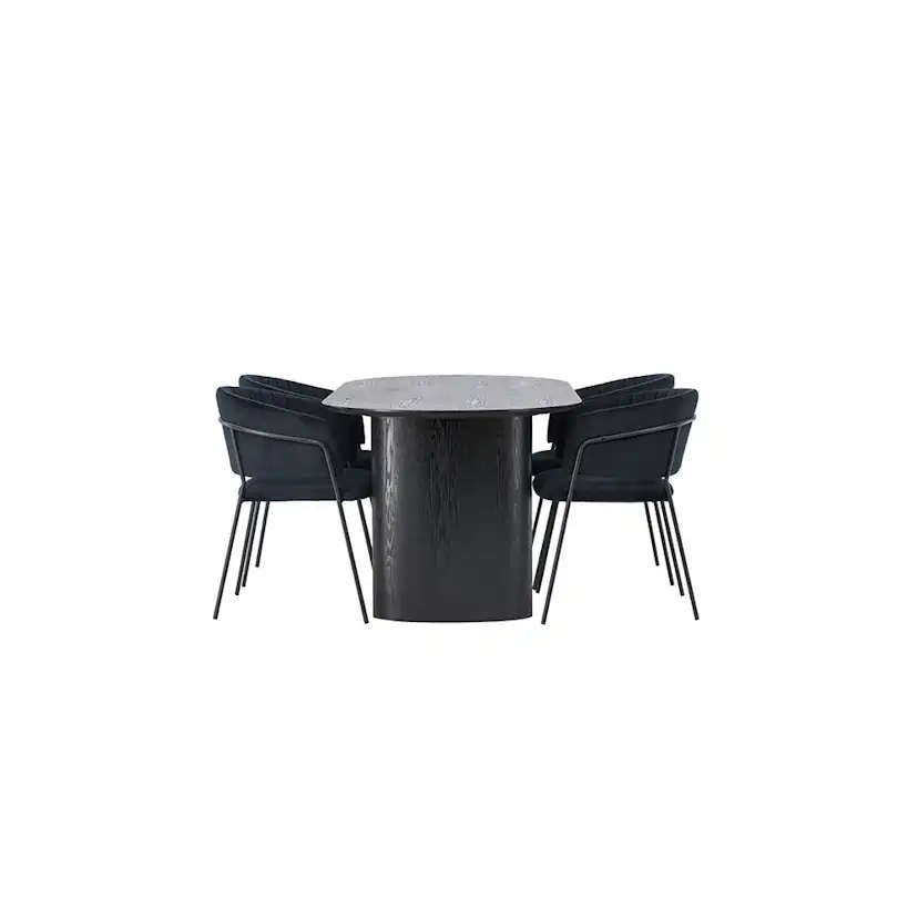 Matgrupp Venture Home Isolde med 4 st Selma stolar