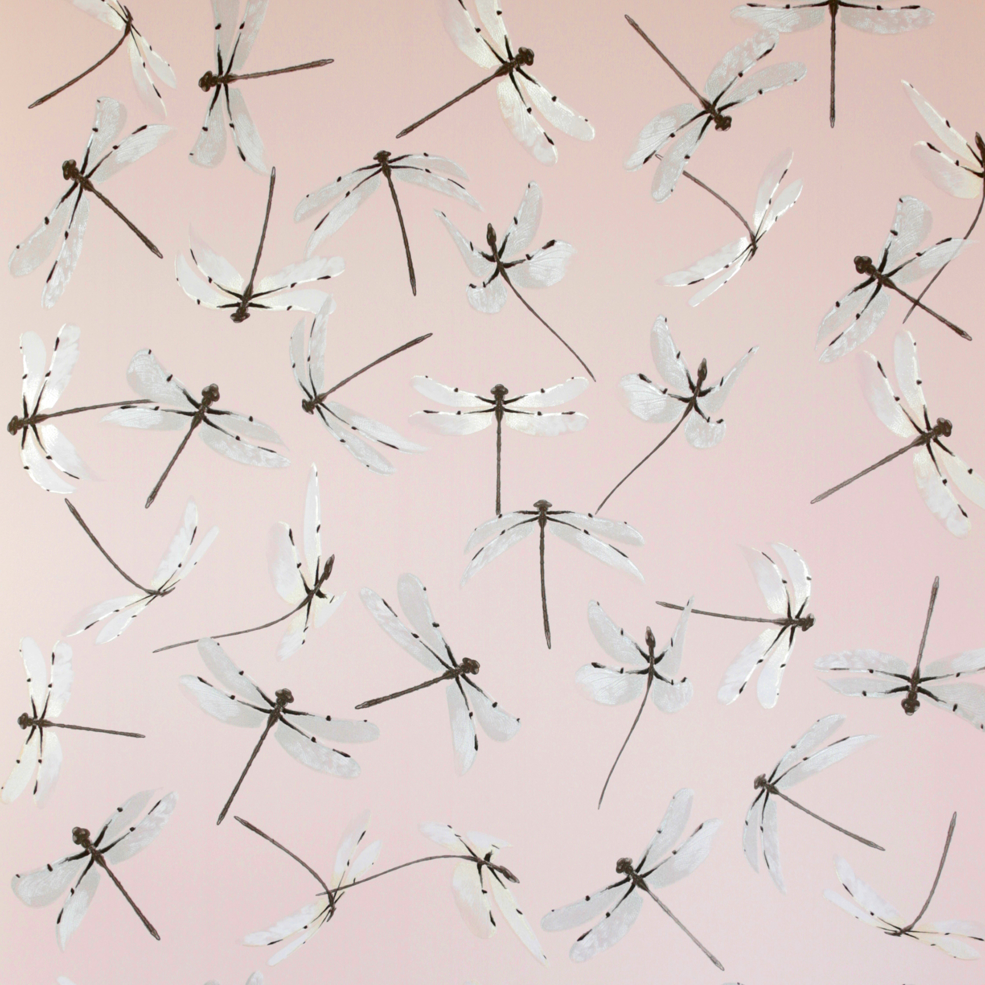 Tapet Mimou Dragonfly Pink