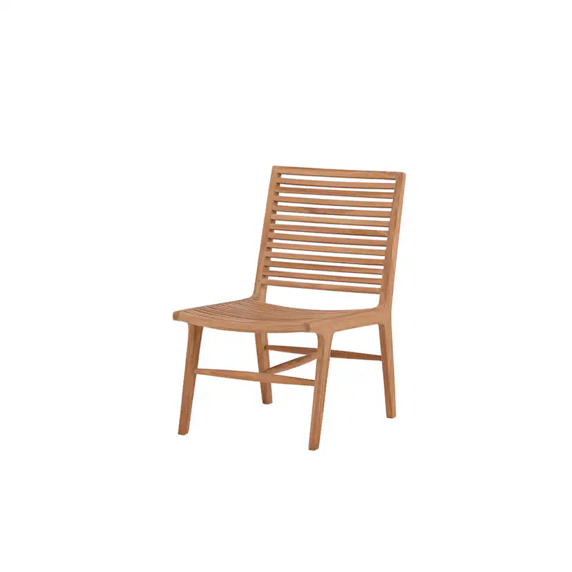 Loungestol Venture Home Ribbon Utomhusstol i Naturfärgad Teak