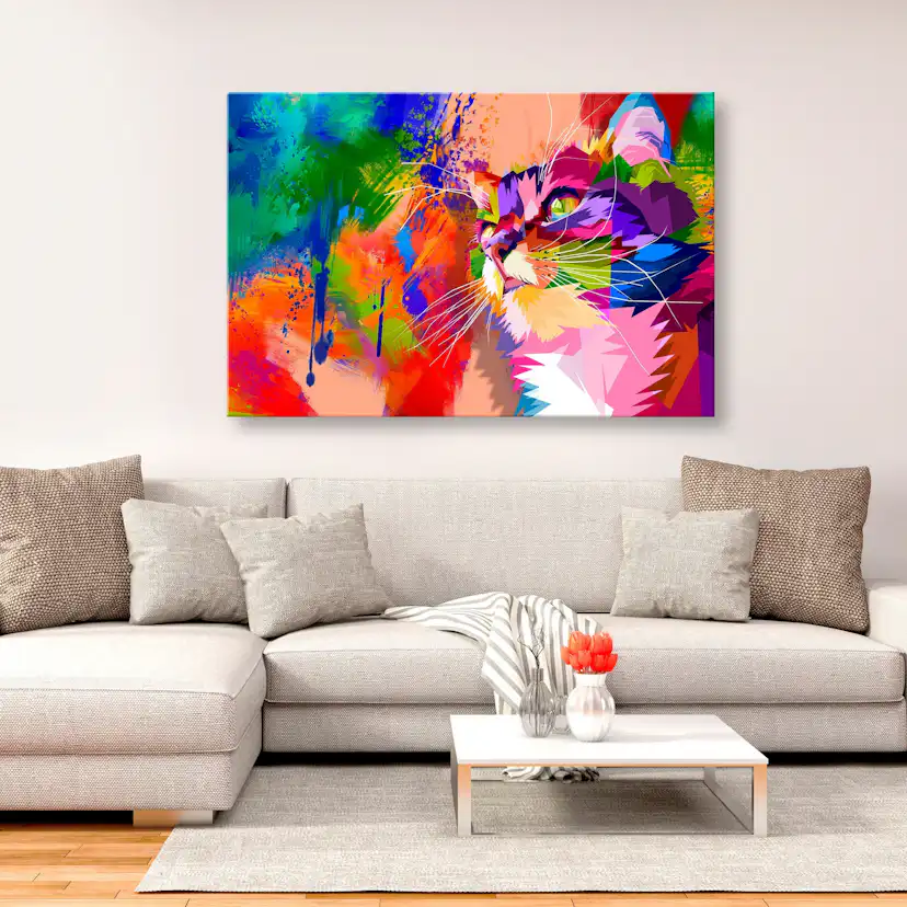 Tavla Arkiio Colourful Cat