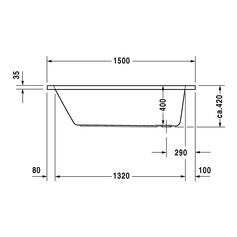 Badkar Duravit D-Code