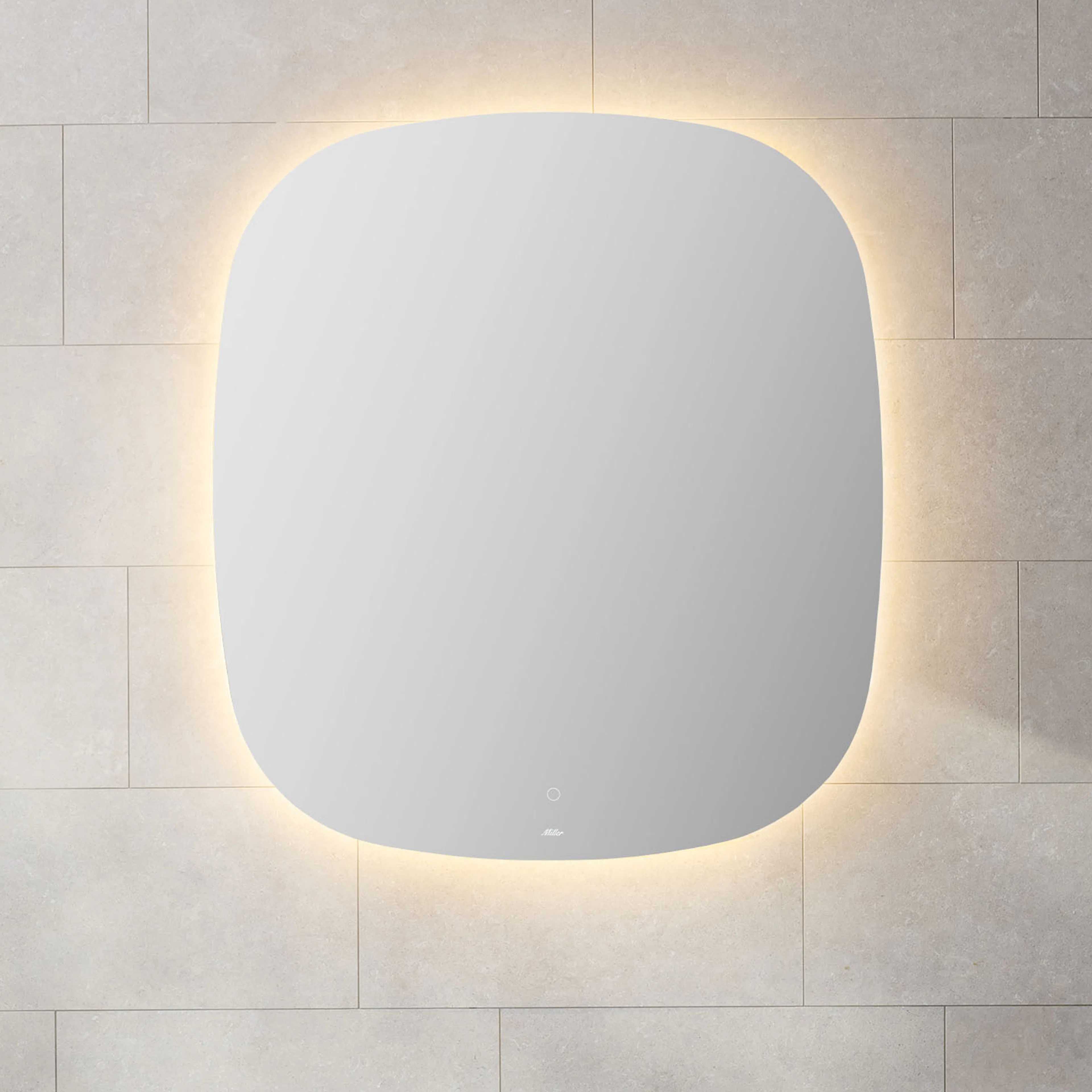 Spegel Miller Badrum Ambient Oval Touch