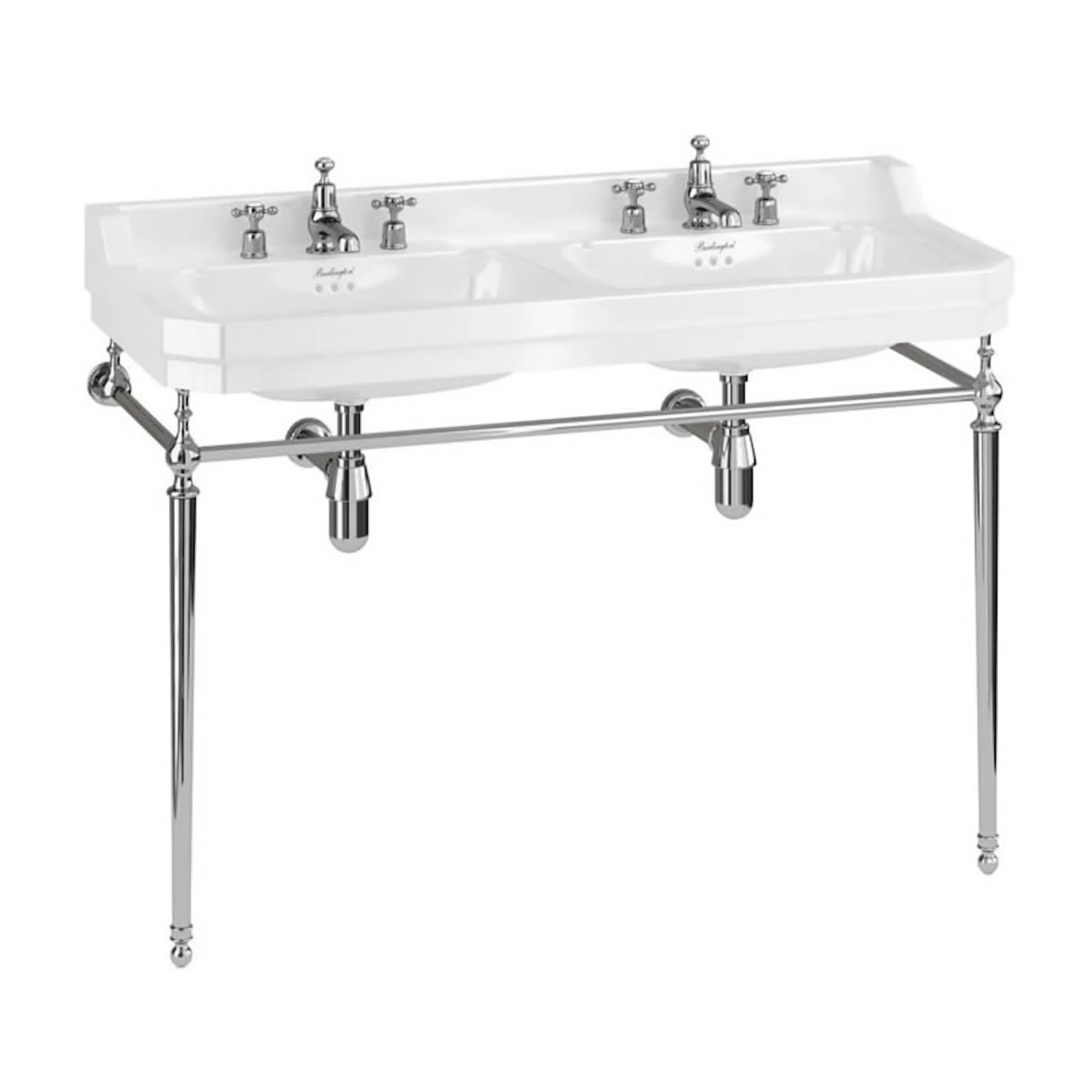 Tvättställ Burlington Edwardian 1200 mm Dubbelt