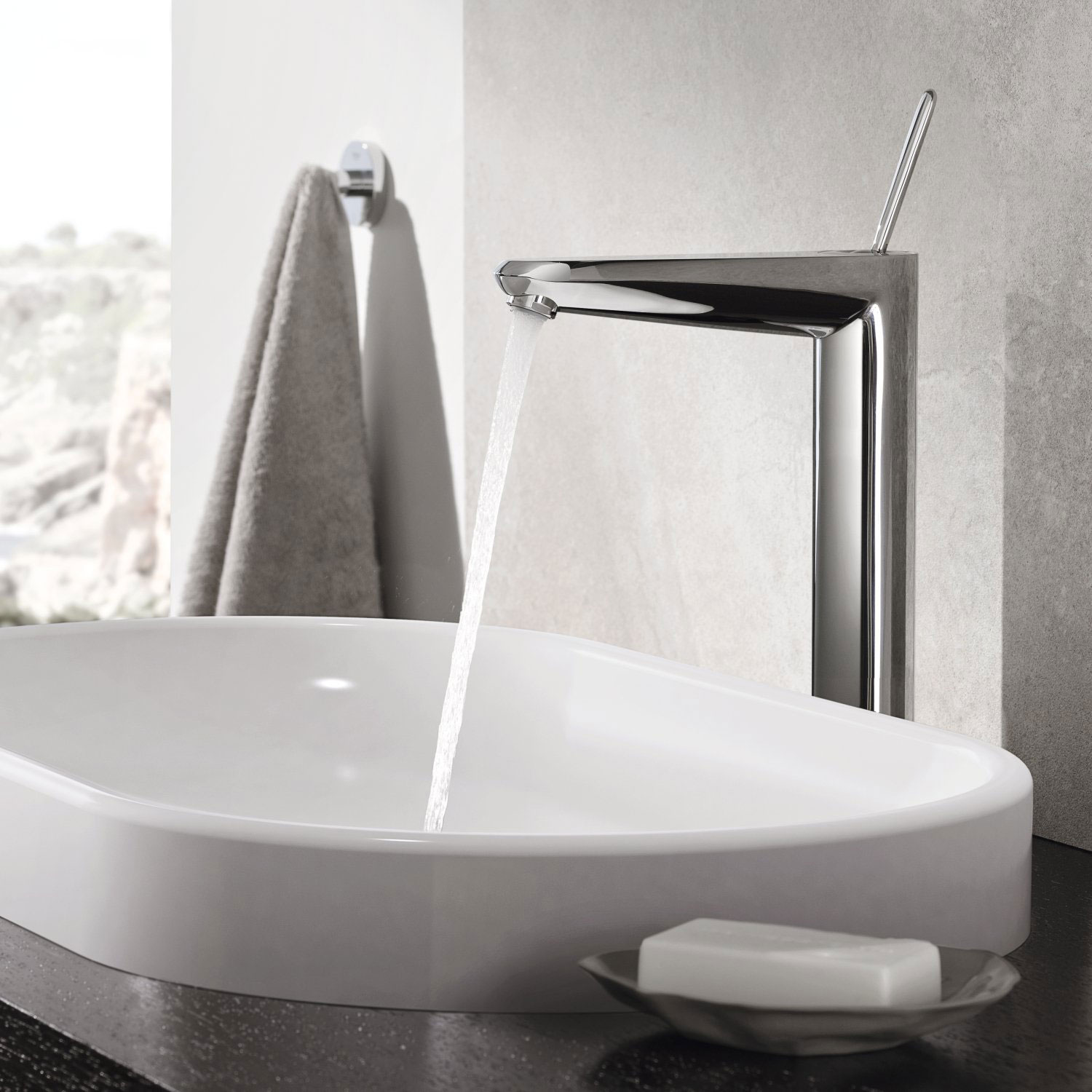 Tvättställsblandare Grohe Eurodisc Joy XL-Size med Lyftventil