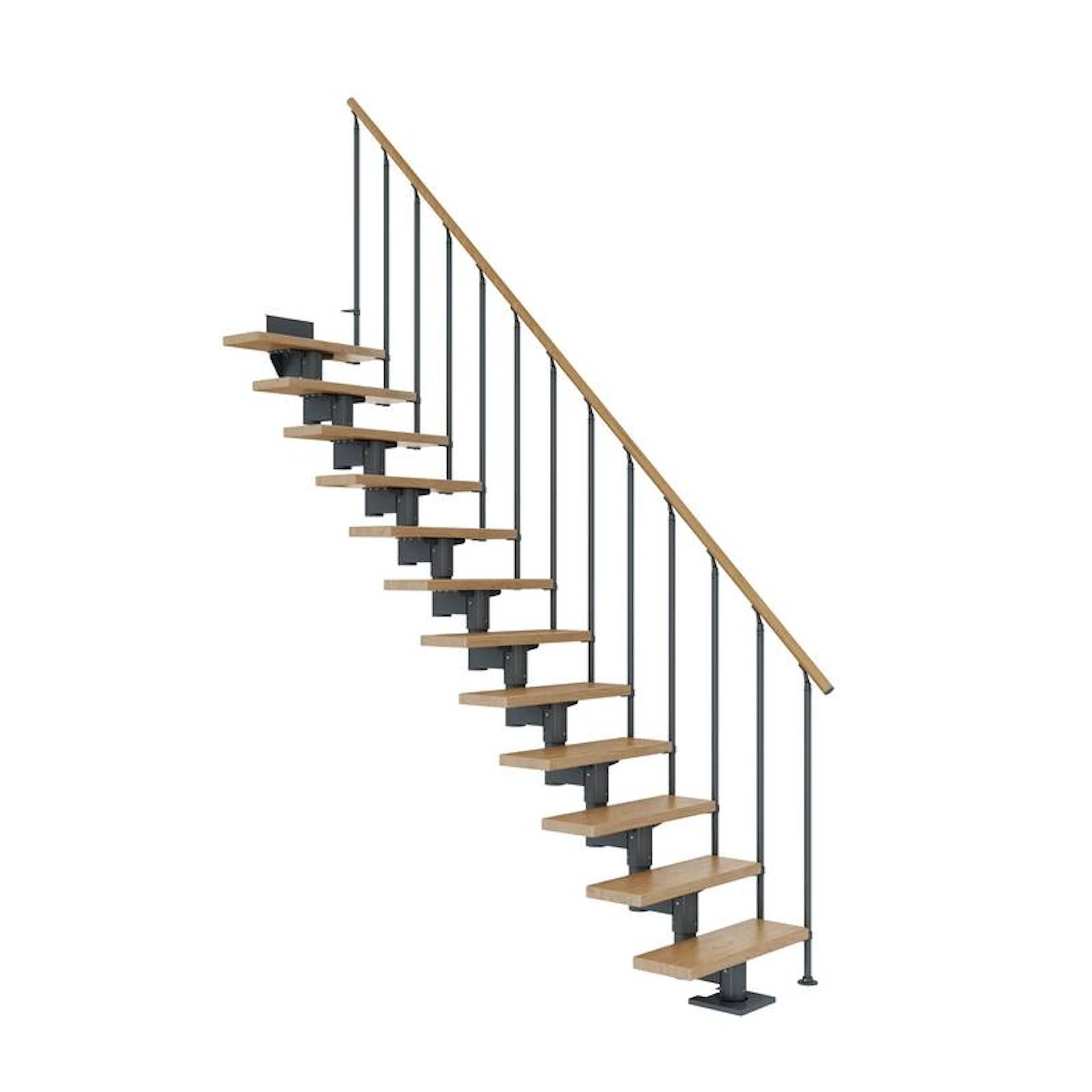 CORK ek rak antracit CLASSIC II räcke 12T Antracit, Max Takhöjd: 2400-2920 mm