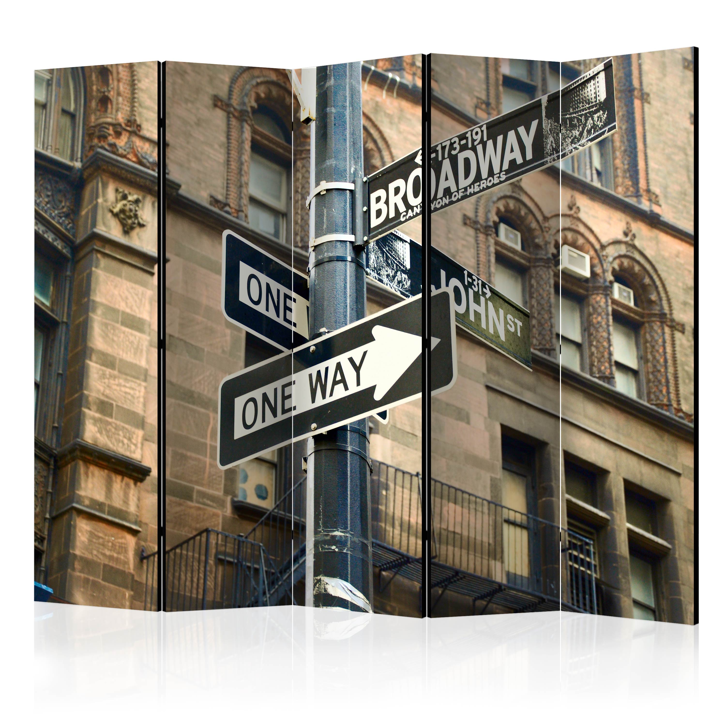 Rumsavdelare Arkiio All Roads Lead To Broadway II 225x172 cm