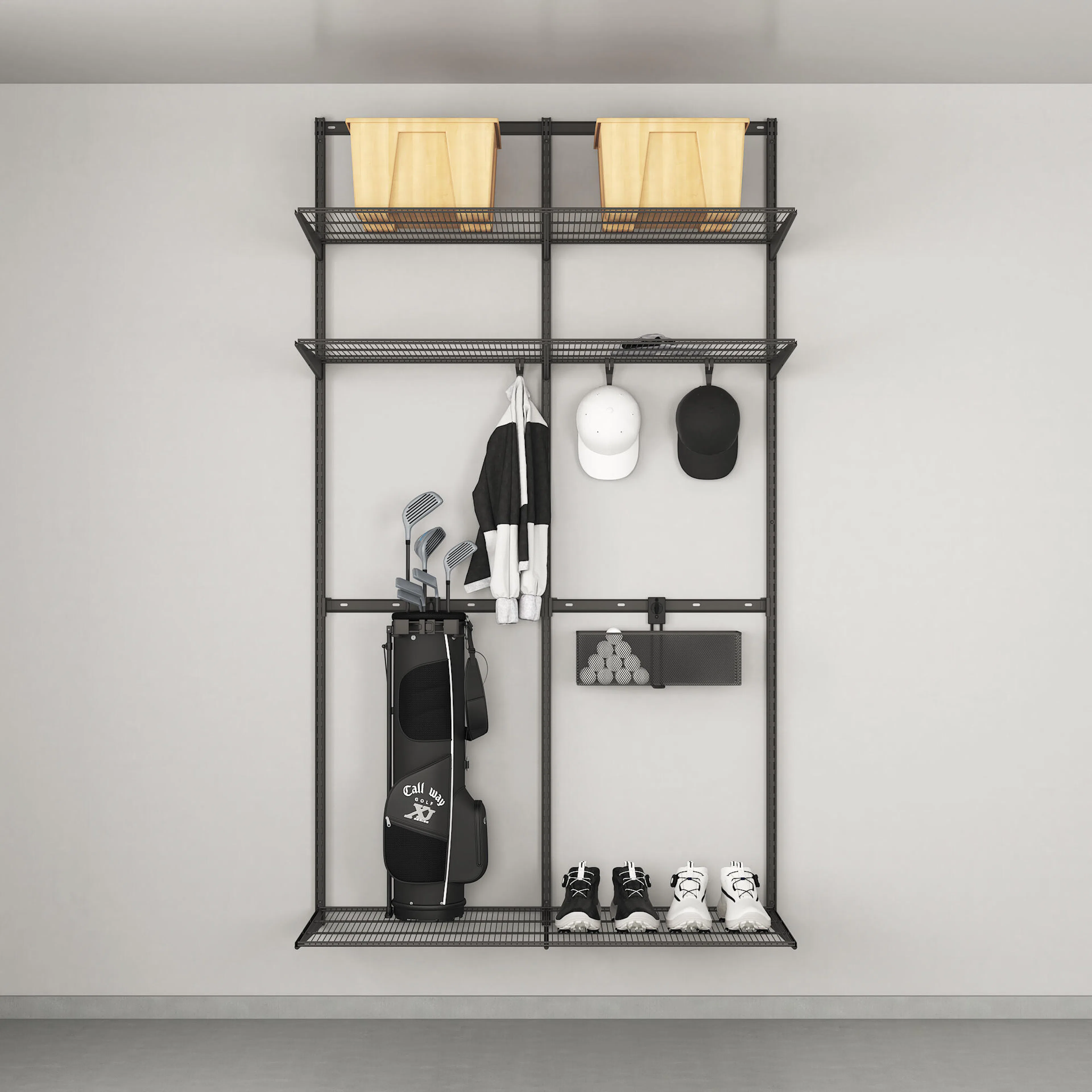 Golfförvaring Elfa Ready Solution 1 Garage+ B: 1248 mm