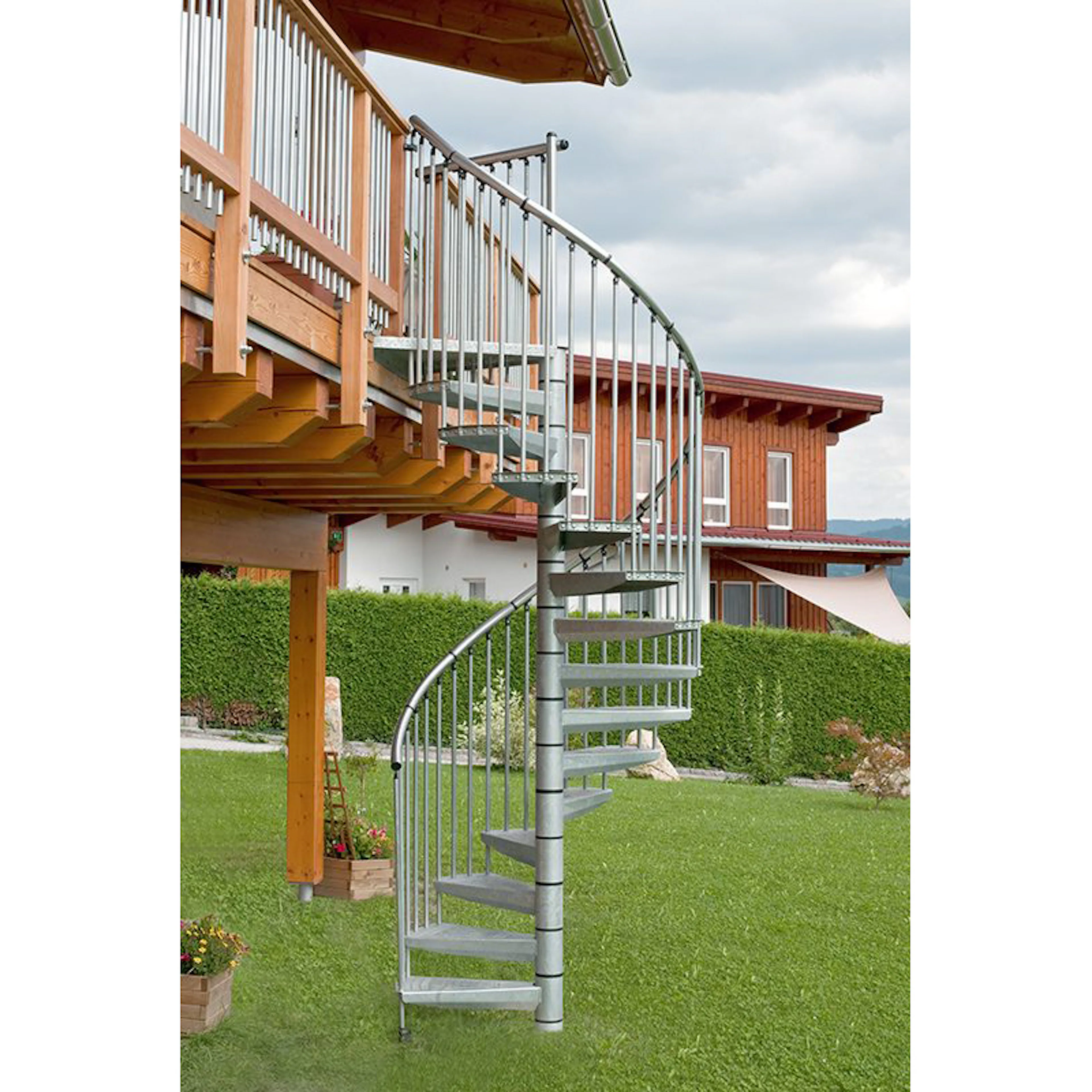 Spiraltrappa Byggera Royal Zink