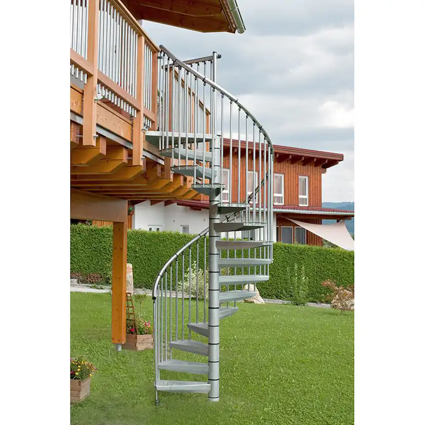 Spiraltrappa Byggera Royal Zink