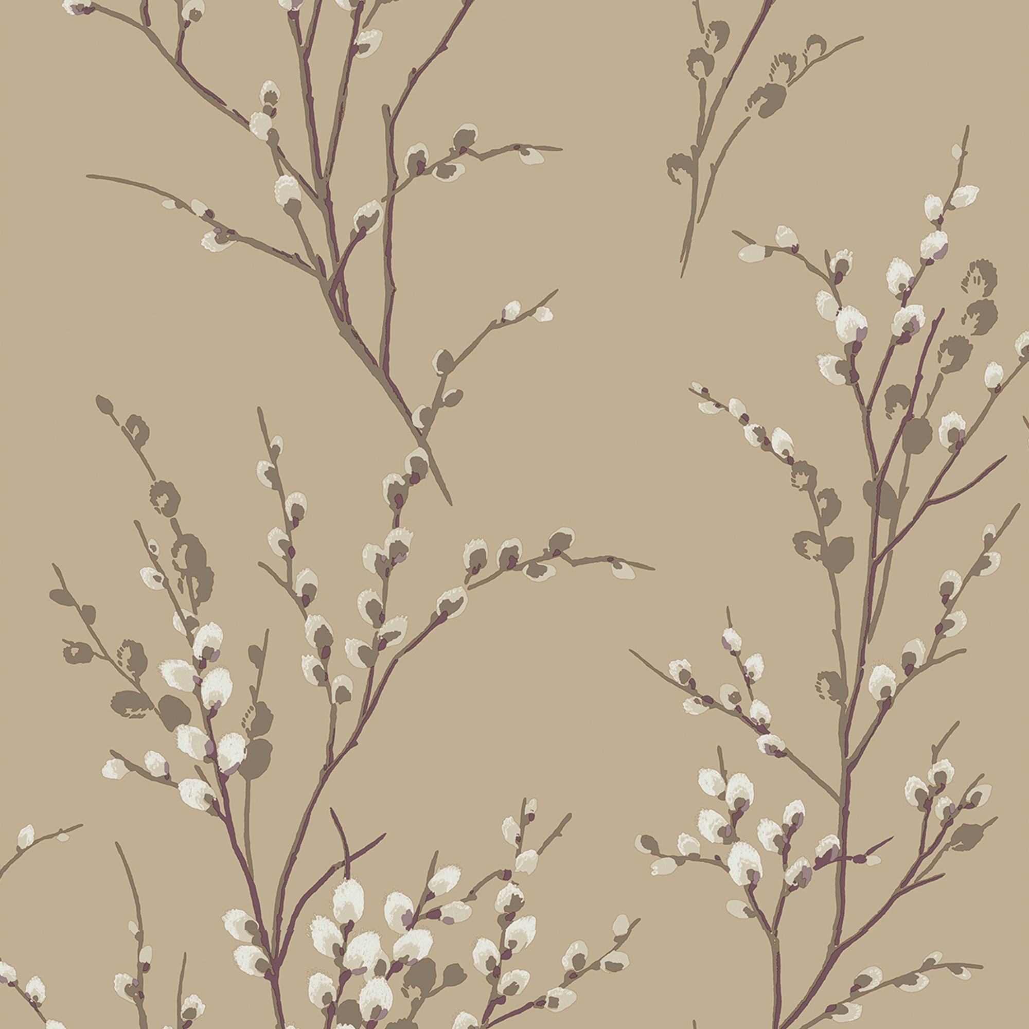 Tapet Laura Ashley Pussy Willow Naturel