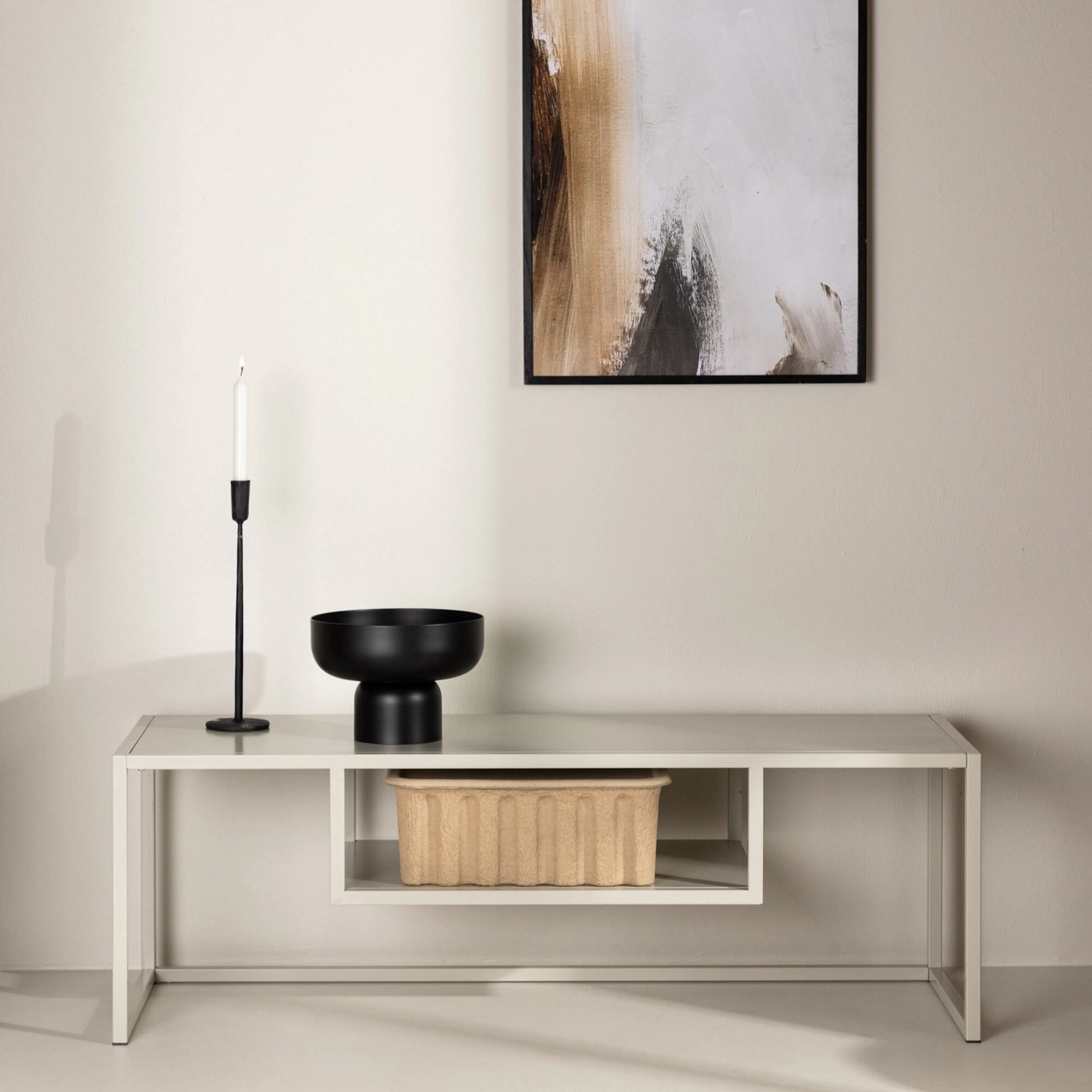 Riverside TV-Stand - Beige / Beige Beige
