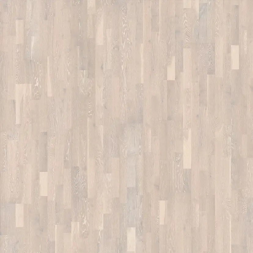 Parkettgolv Kährs Limestone Vit Mattlackad Borstad Ek 3-stav_NEW