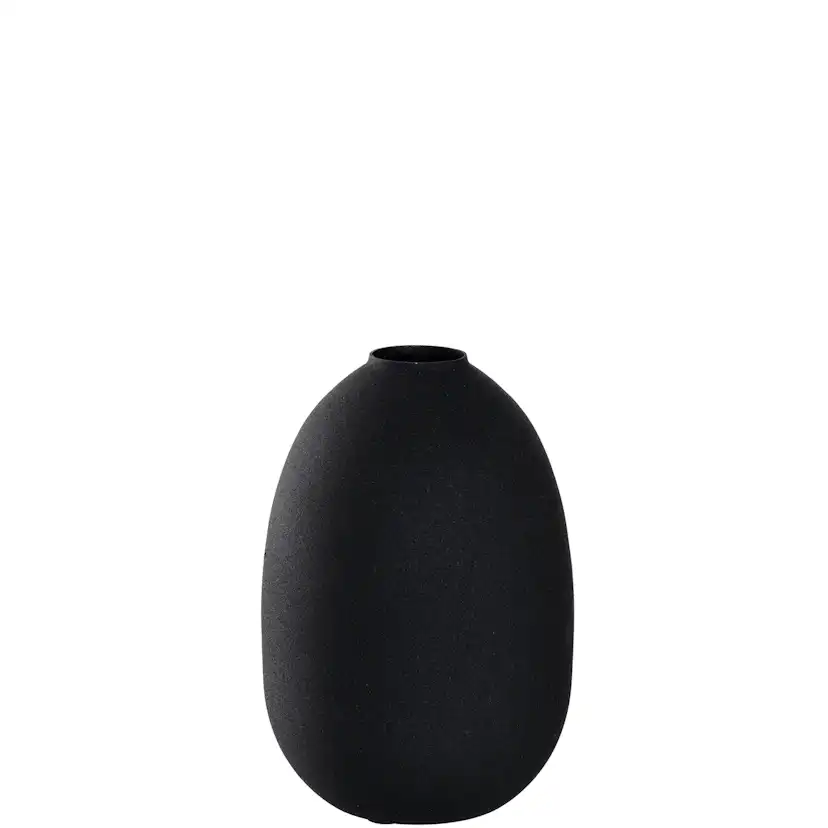 Vas 19 cm metall svart 19 cm