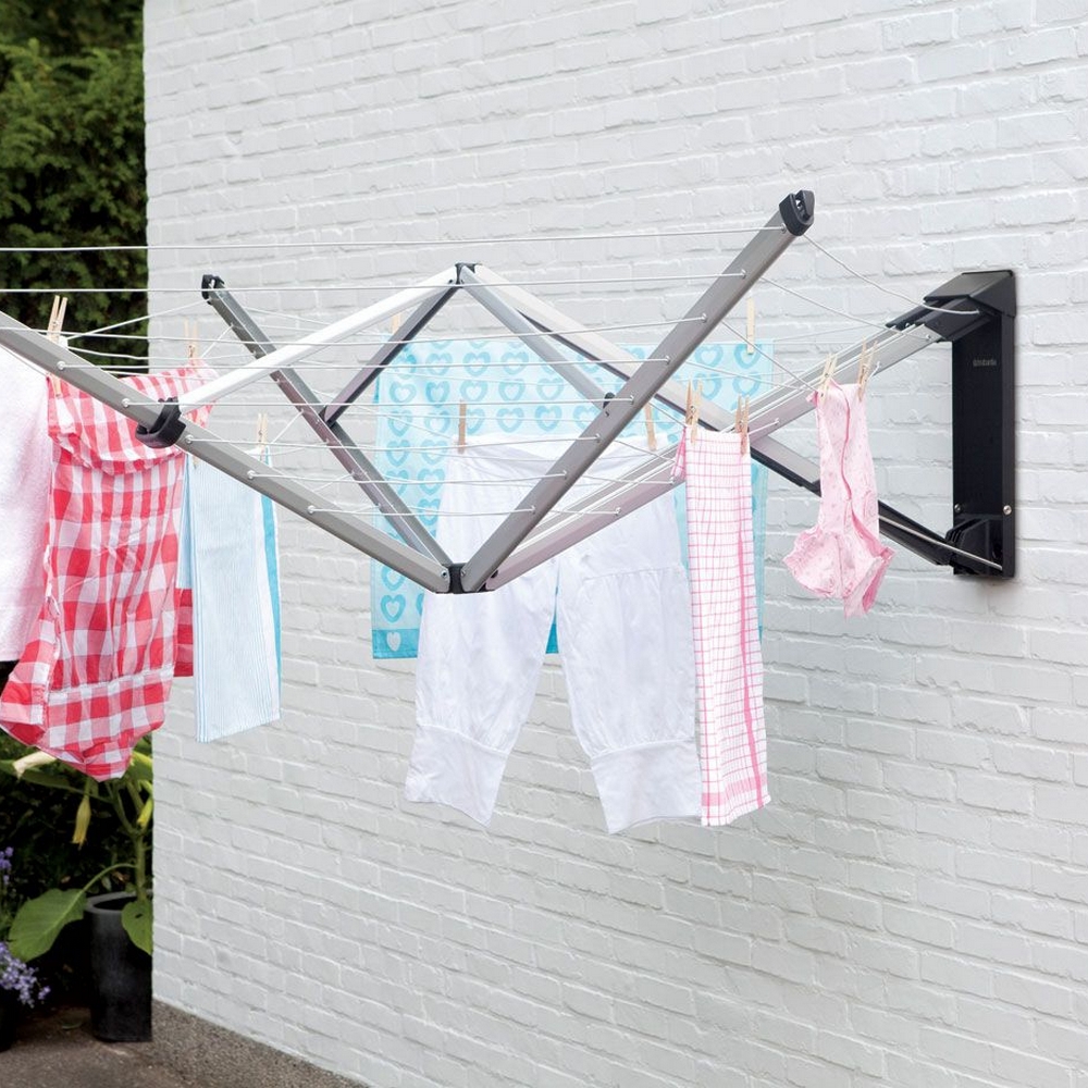 Torkvinda Brabantia WallFix 24 m + Skyddsbox