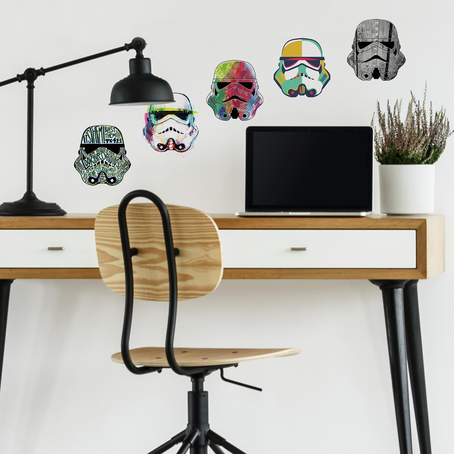 Väggdekor RoomMates Kids Star Wars Storm Trooper Stickers