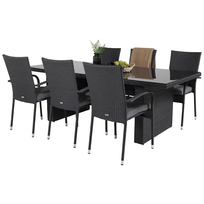 Matgrupp Venture Home Pishi 200 med 6 Asta Stolar