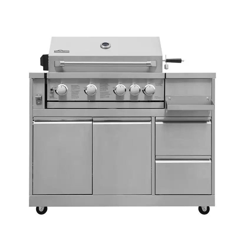 Gasolgrill Myoutdoorkitchen Inox Range med 4 Brännare och Infravärme