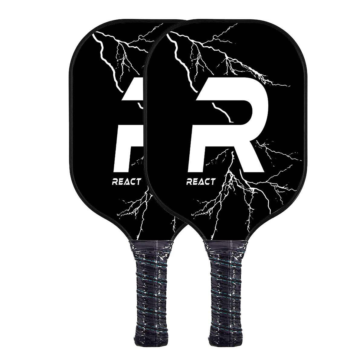 Pickleball React Set med Racketar och Bollar