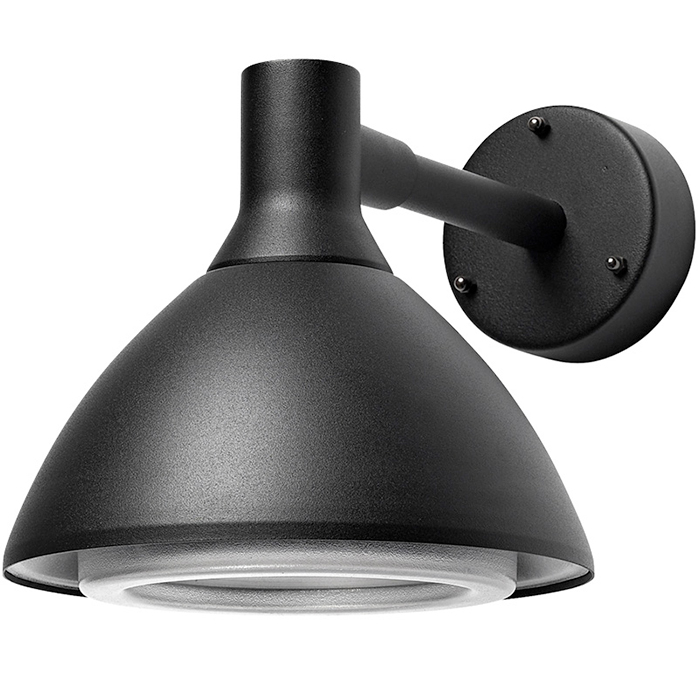 VÄGGARM ARK LED 800LM SVART Svart