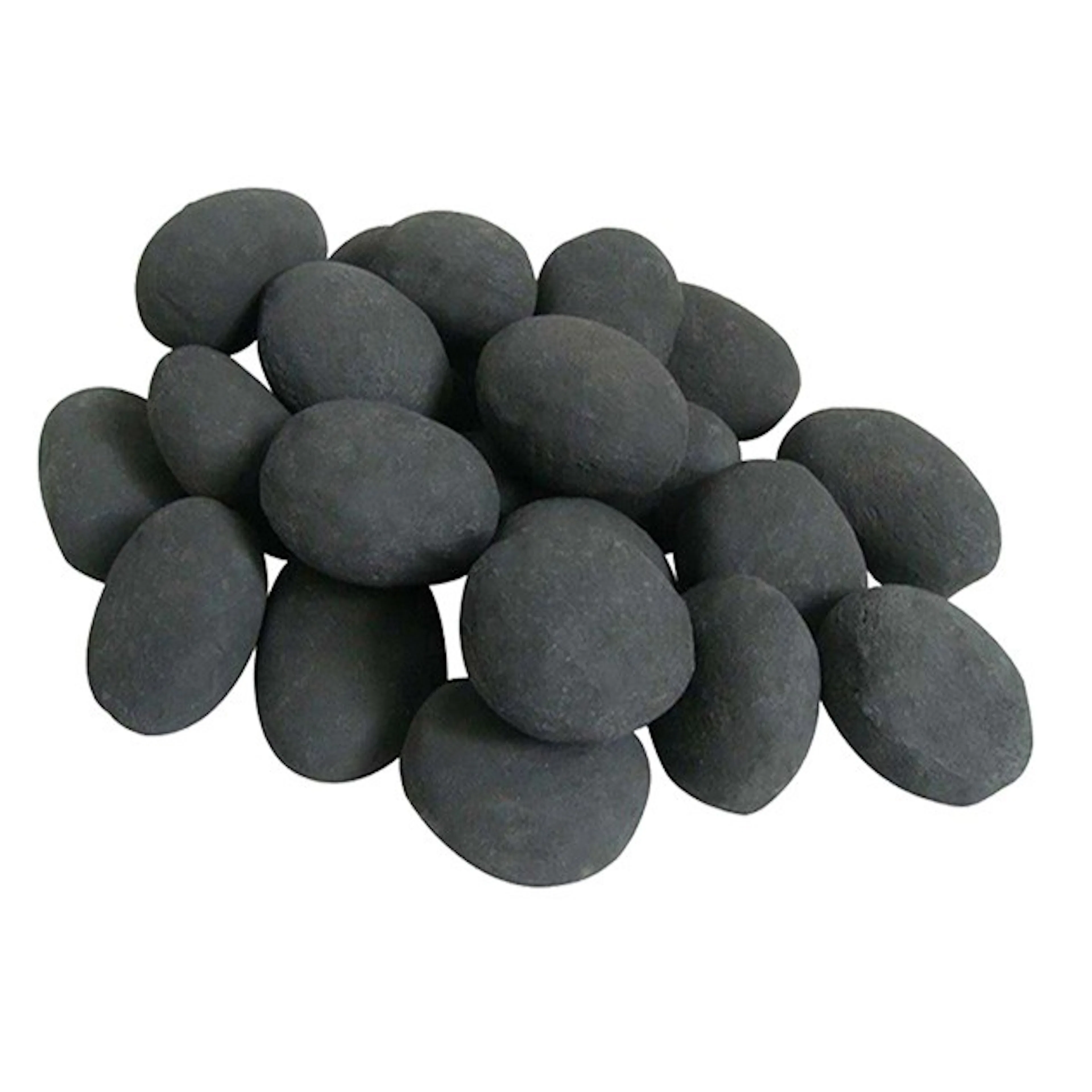 Keramisk Sten Cach Fires 24-pack Svart