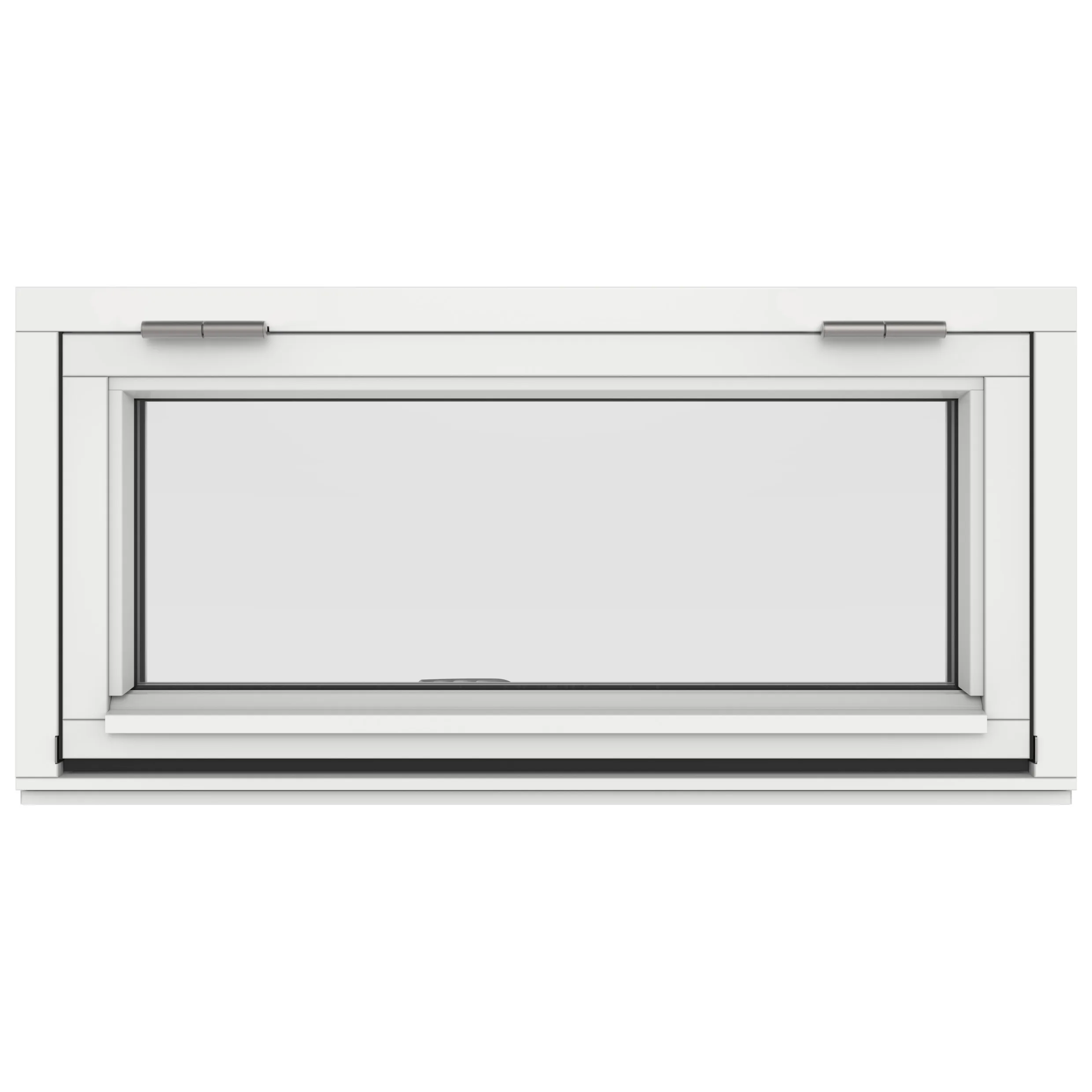 HFÖ Överkantshängt 3-Glas Trä 60x40 BxH 60x40 cm 3-glas Vitmålat