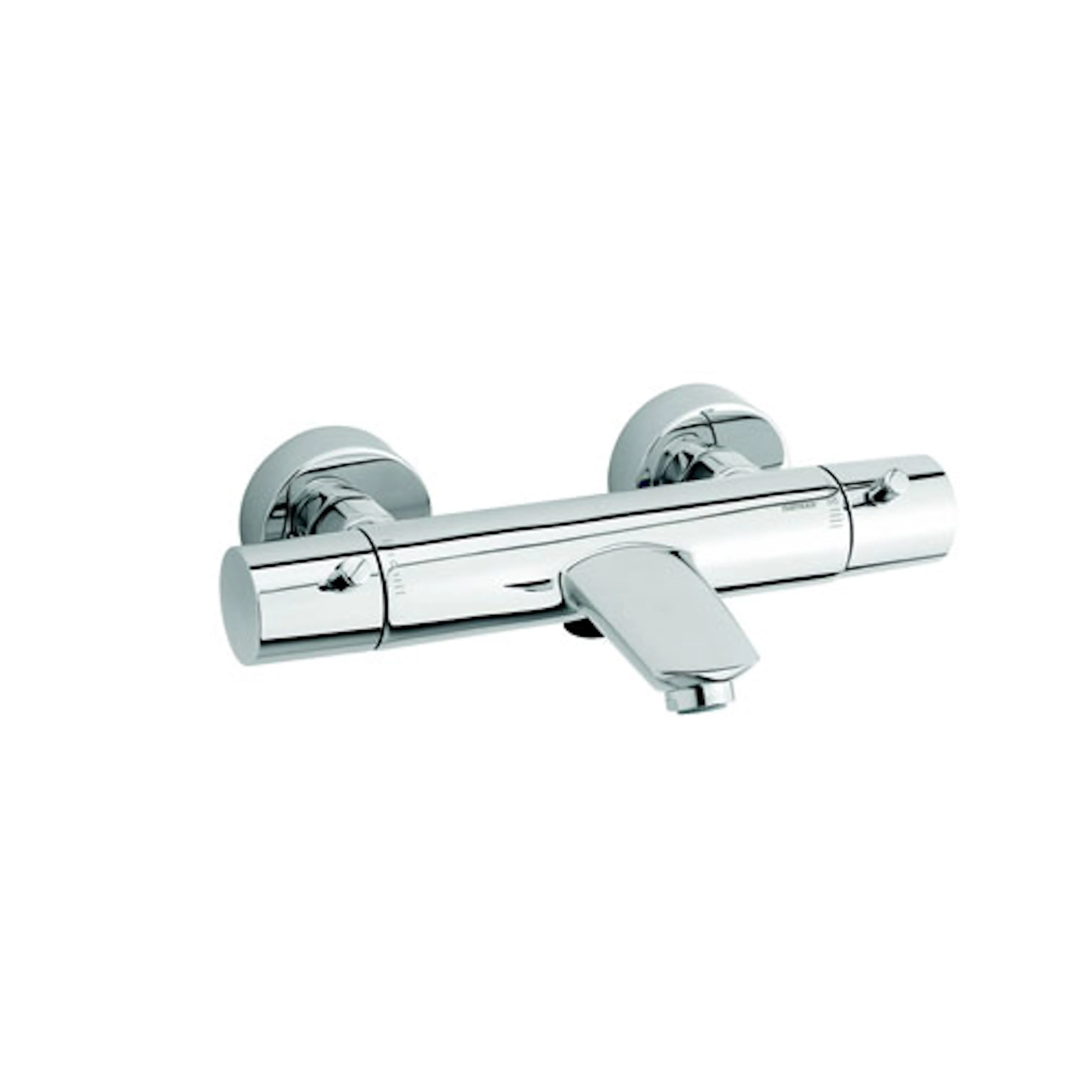 Badkarsblandare Damixa Thermixa 100 Termostat Krom 160 cc