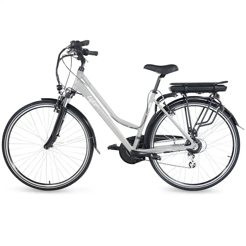 Elcykel Lyfco Dam 28" - Ellen 10,4 Ah Silver