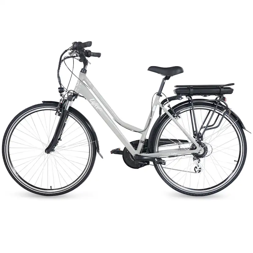 Elcykel Lyfco Dam 28" - Ellen 10,4 Ah Silver