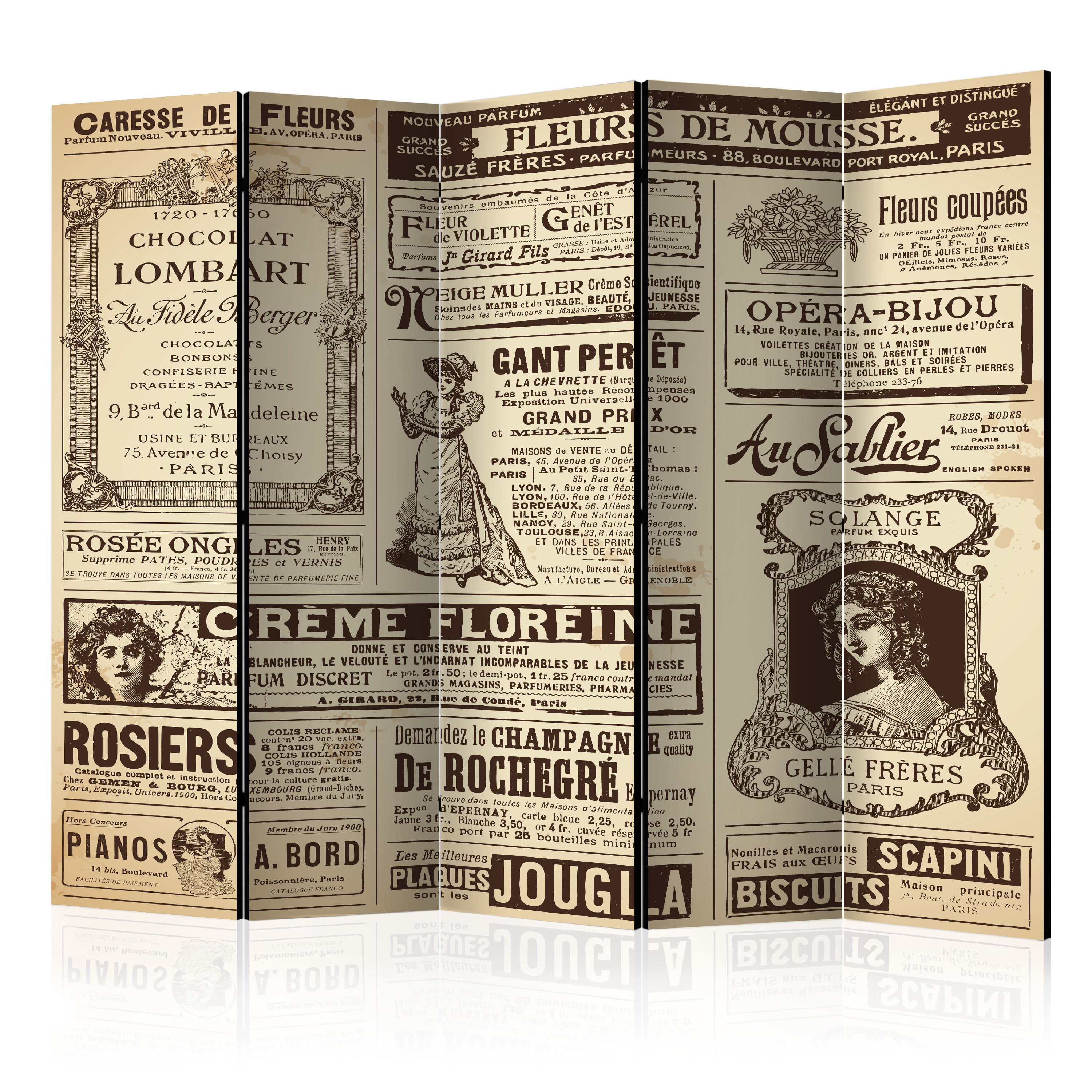 Rumsavdelare Arkiio Vintage Magazines II 225x172 cm