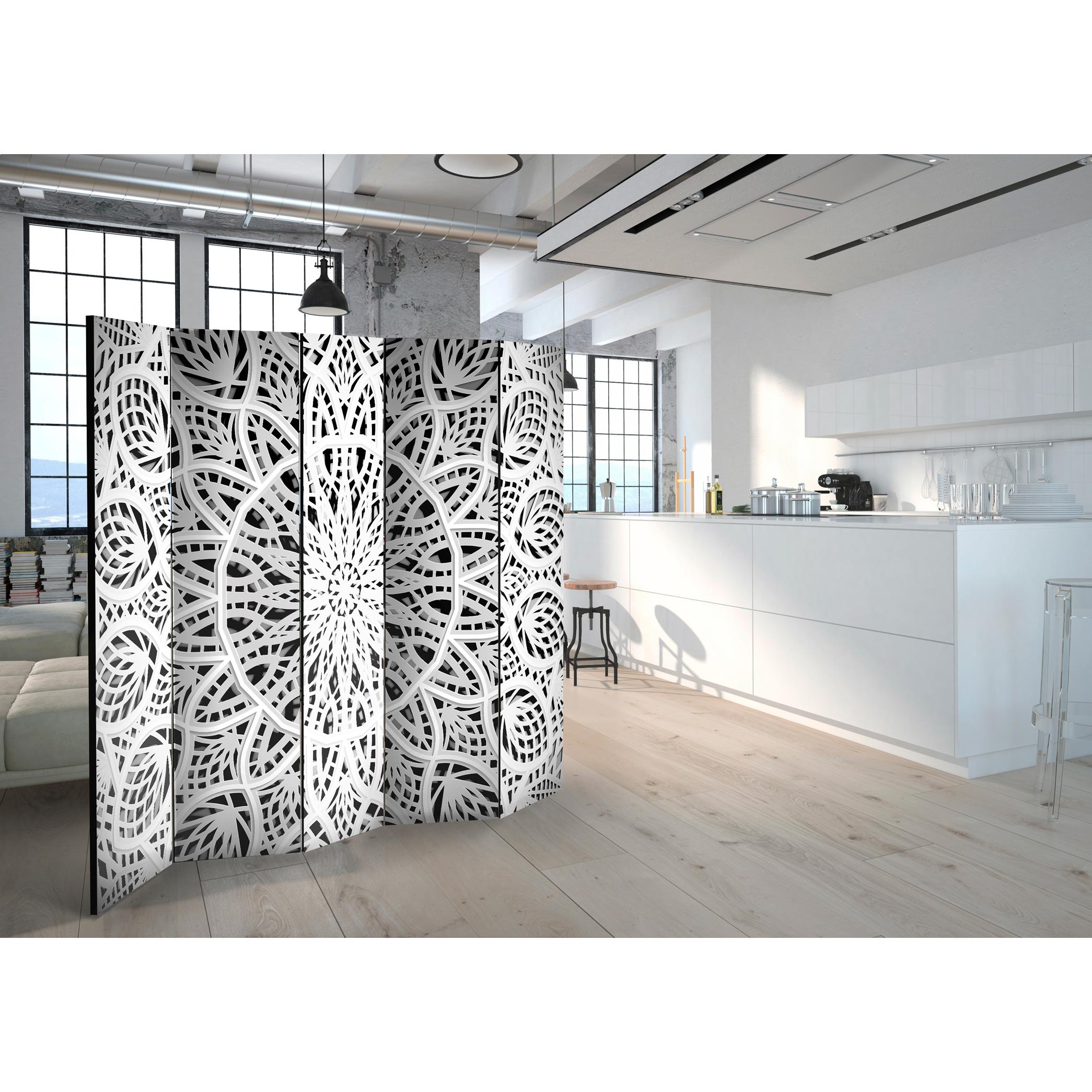 Rumsavdelare Arkiio White Mandala II 225x172 cm