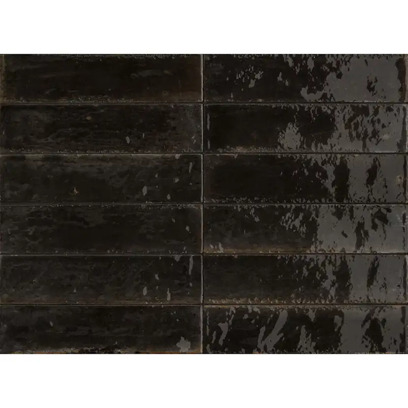 Kakel Marazzi Group Lume Svart 6x24 cm