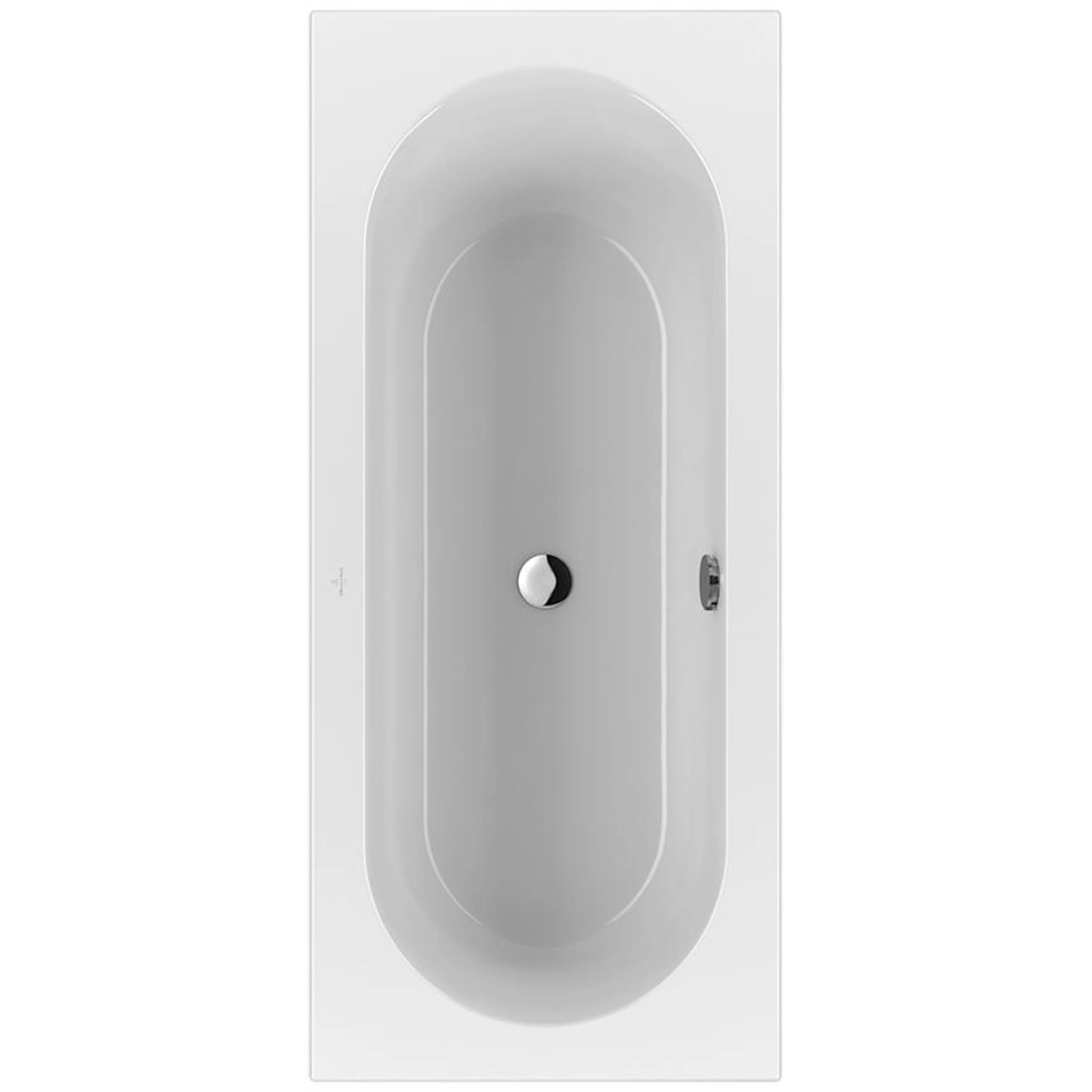 Inbyggnadsbadkar Villeroy & Boch Loop & Friends Oval Insida