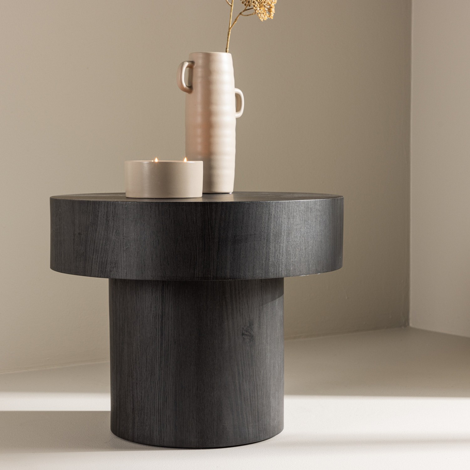 Malung Side Table ⌀50 - Black FSC 100% Svart