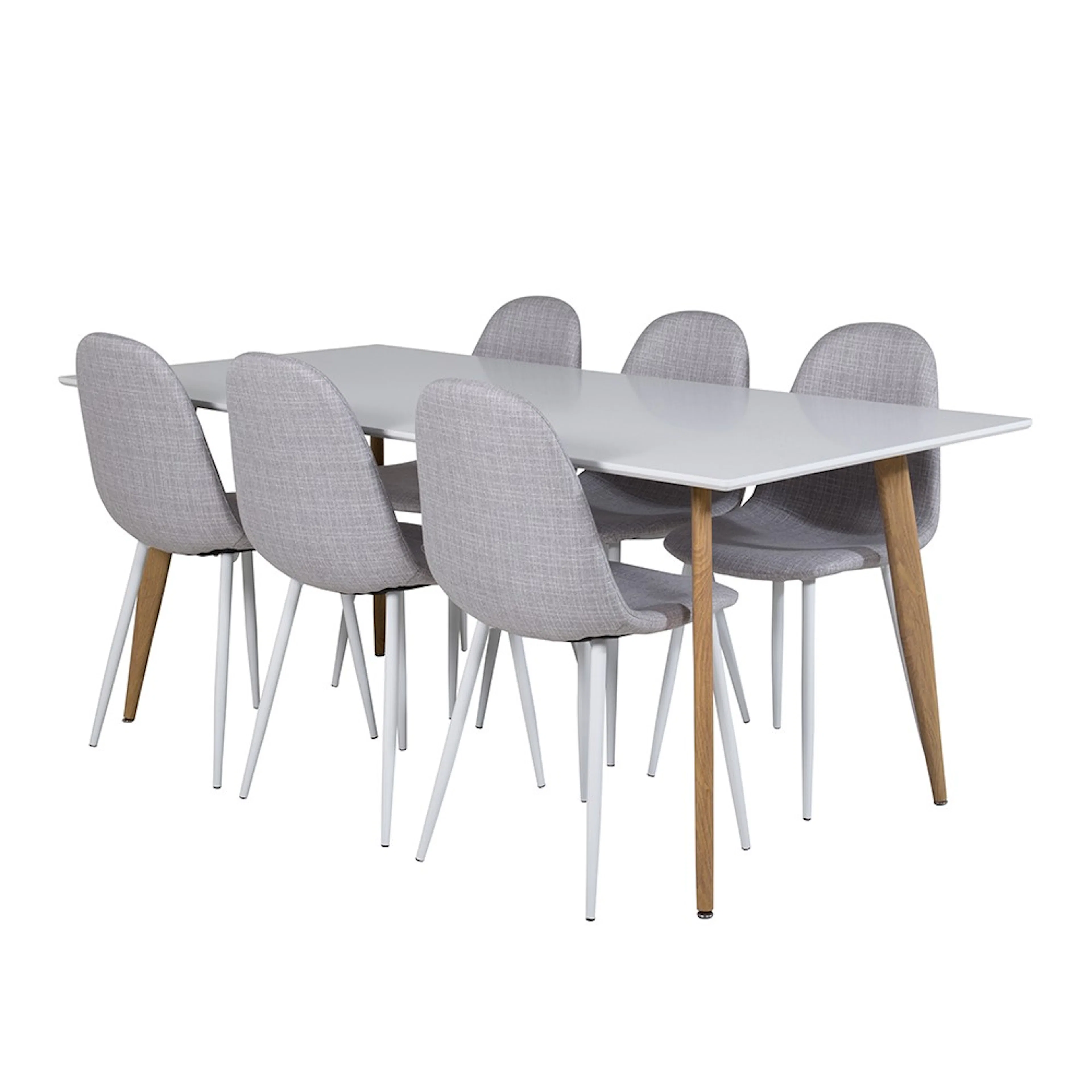 Vit/Ek/Ljusgrå