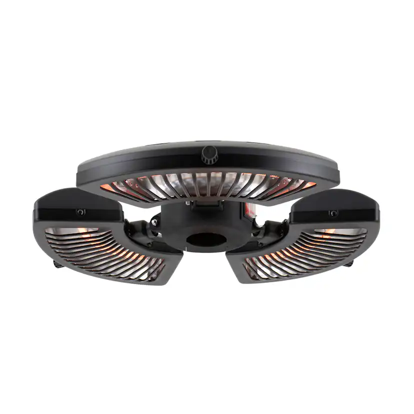 Terassvärmare Hortus Parasoll 800/1600/2400 W Svart