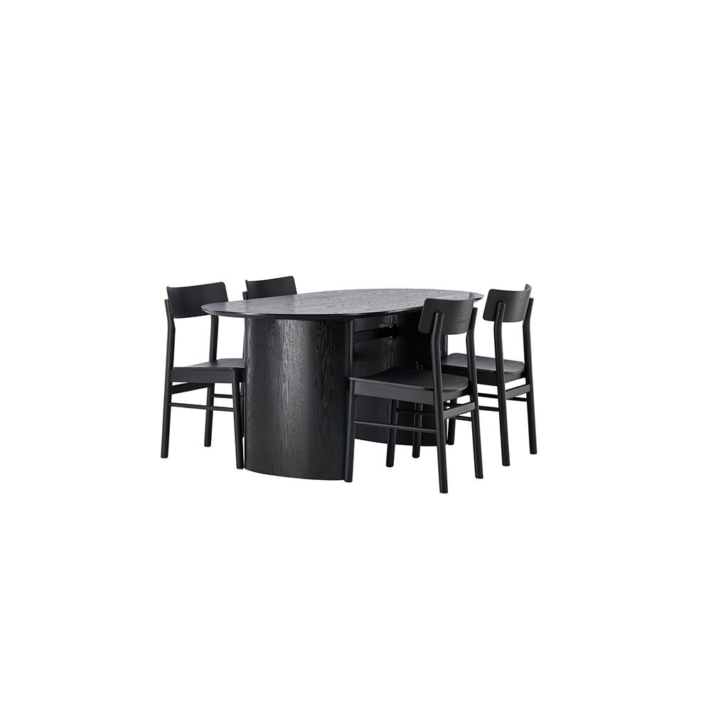 Matgrupp Venture Home Isolde med 4 st Montros stolar